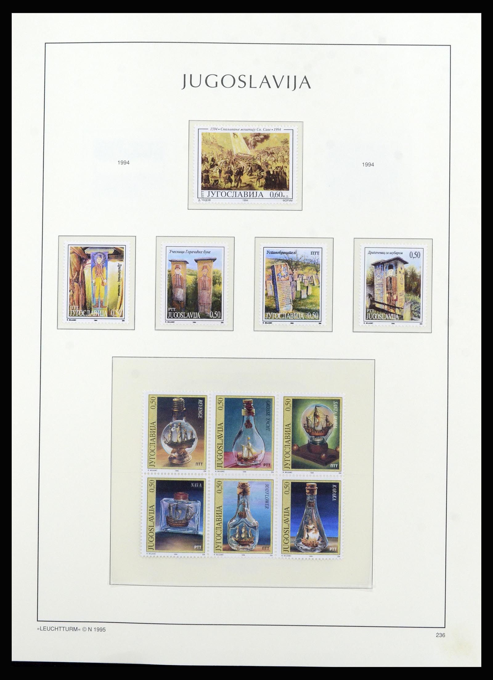 37091 220 - Postzegelverzameling 37091 Joegoslavië 1945-2001.
