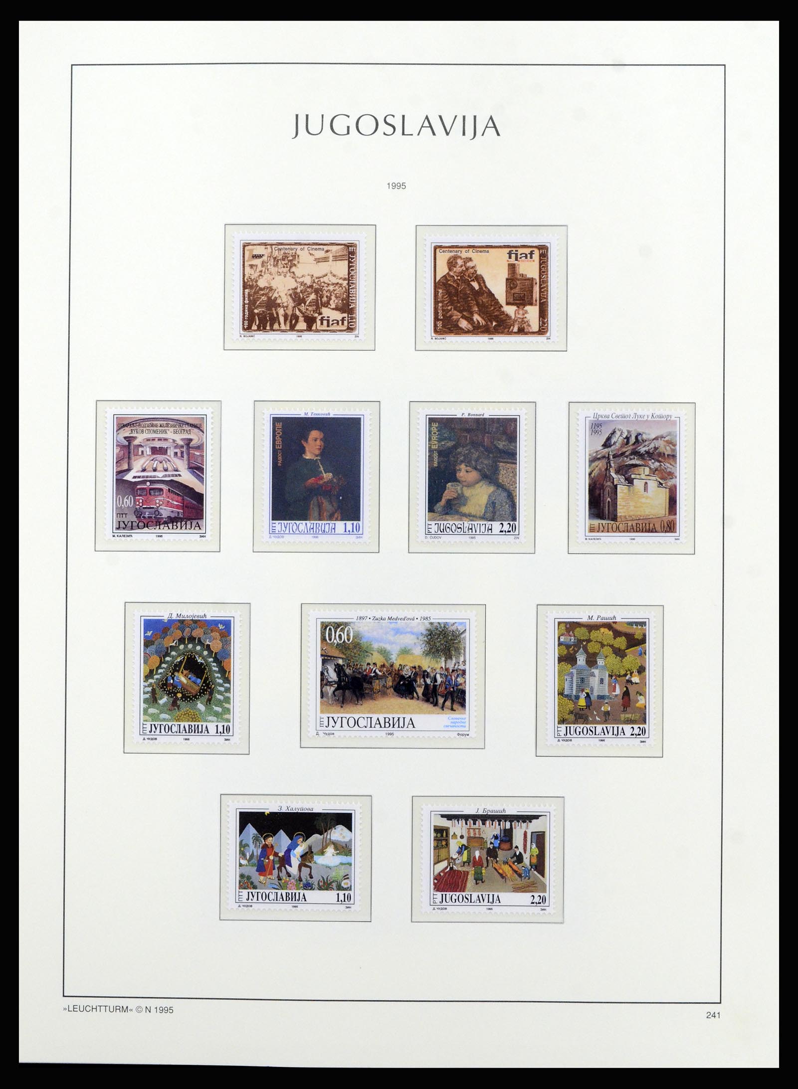 37091 225 - Postzegelverzameling 37091 Joegoslavië 1945-2001.
