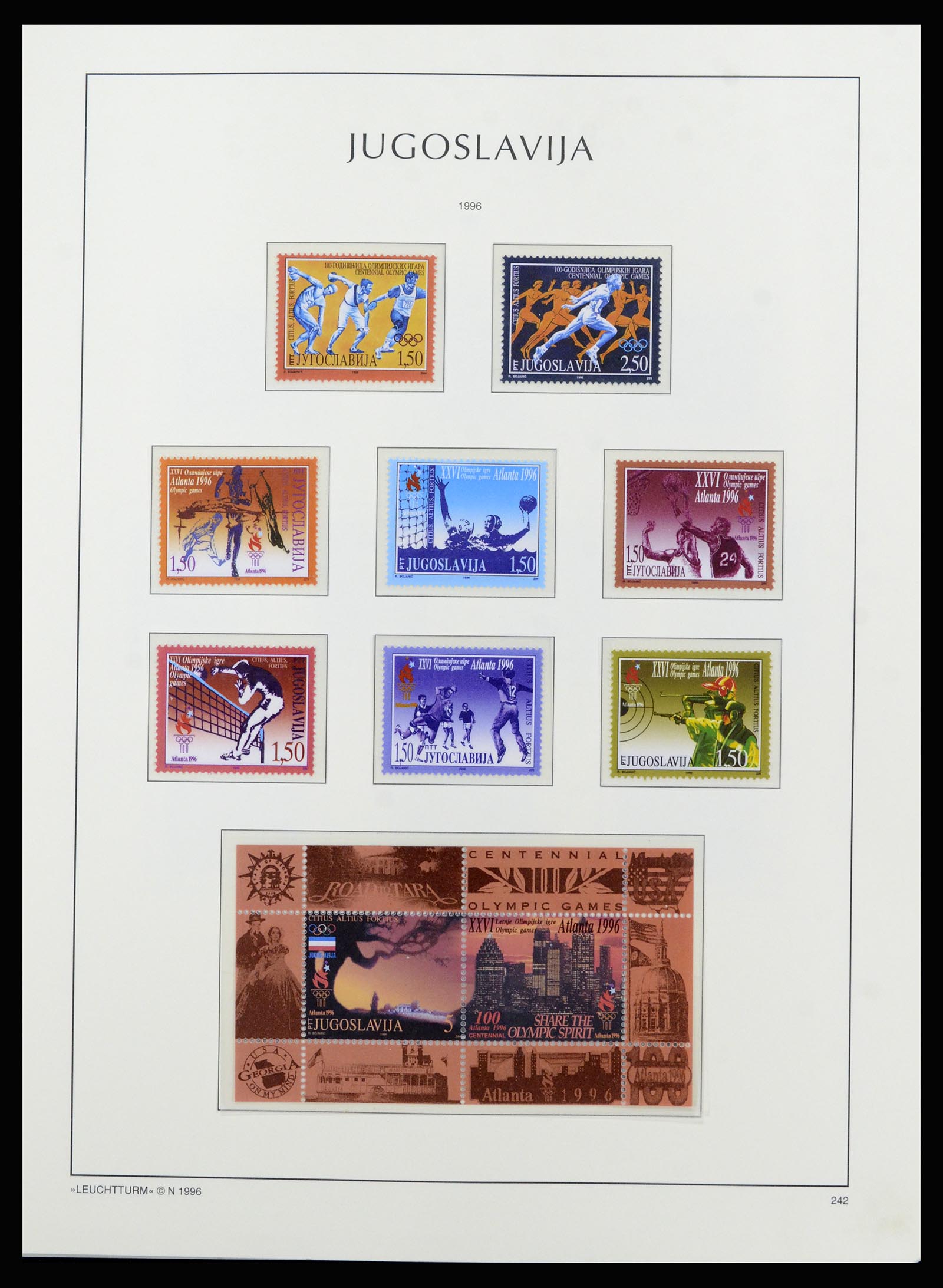37091 226 - Postzegelverzameling 37091 Joegoslavië 1945-2001.