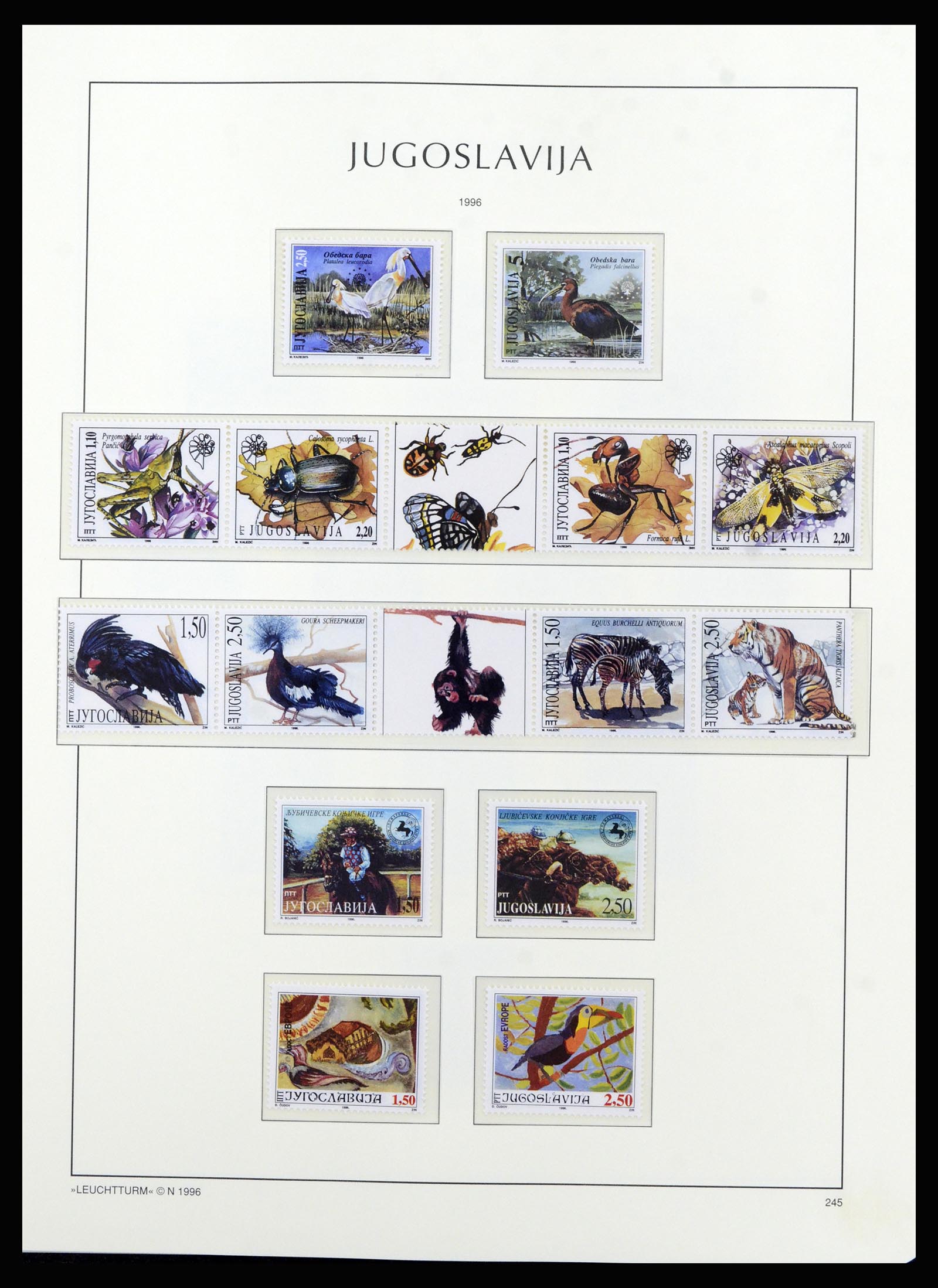 37091 229 - Postzegelverzameling 37091 Joegoslavië 1945-2001.