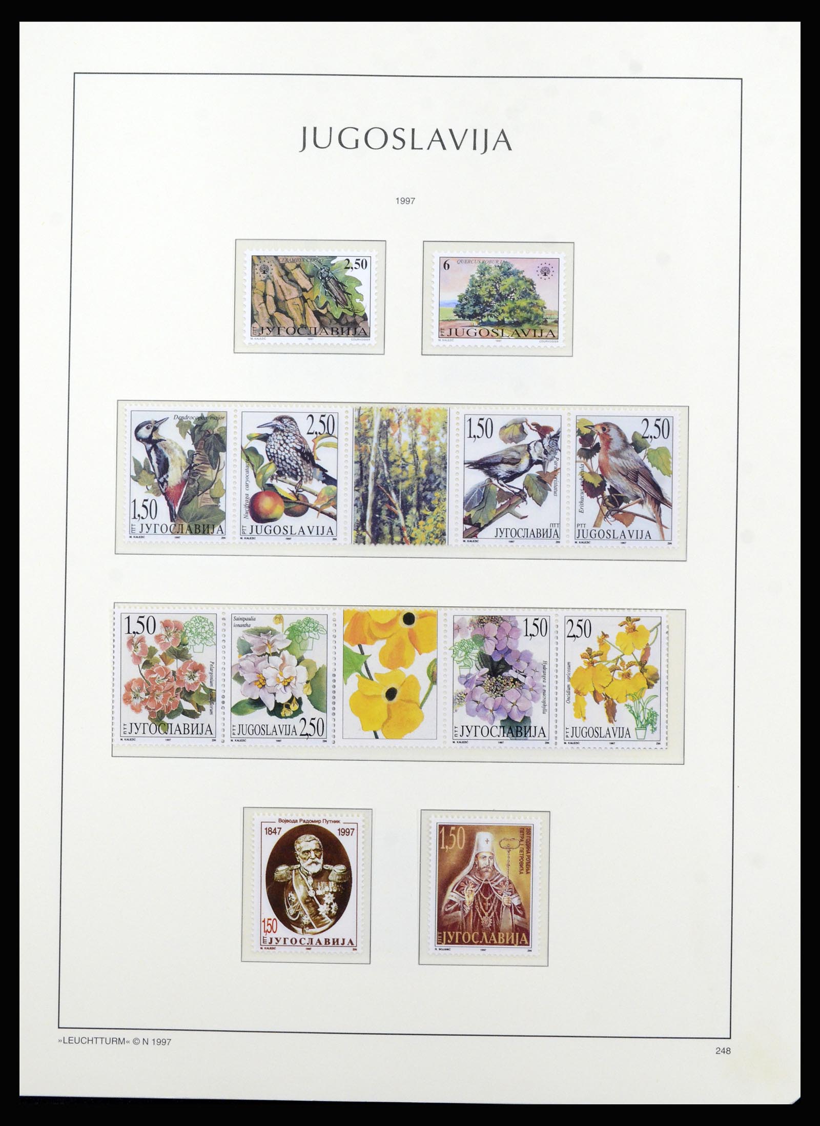 37091 232 - Postzegelverzameling 37091 Joegoslavië 1945-2001.