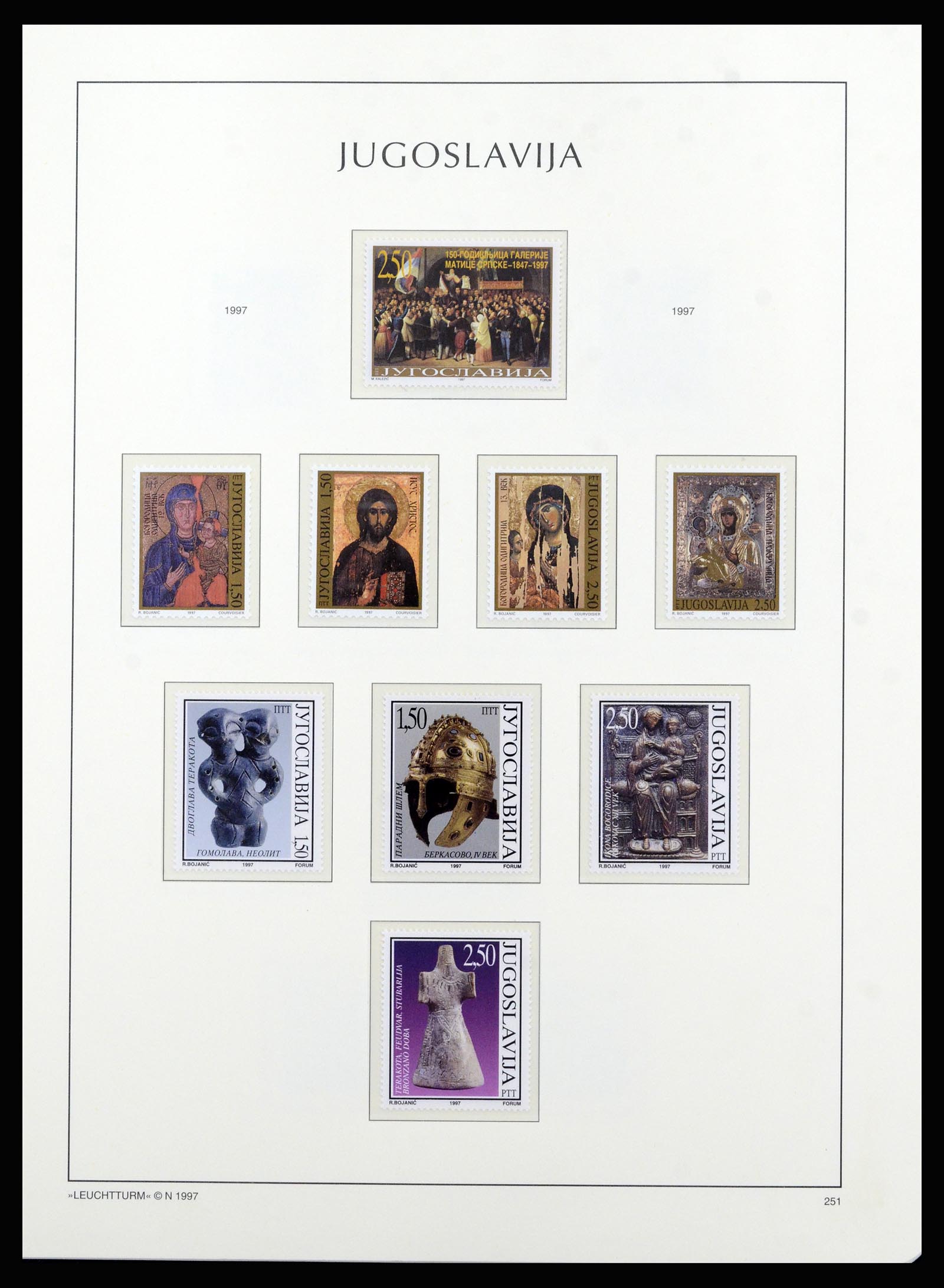 37091 235 - Postzegelverzameling 37091 Joegoslavië 1945-2001.