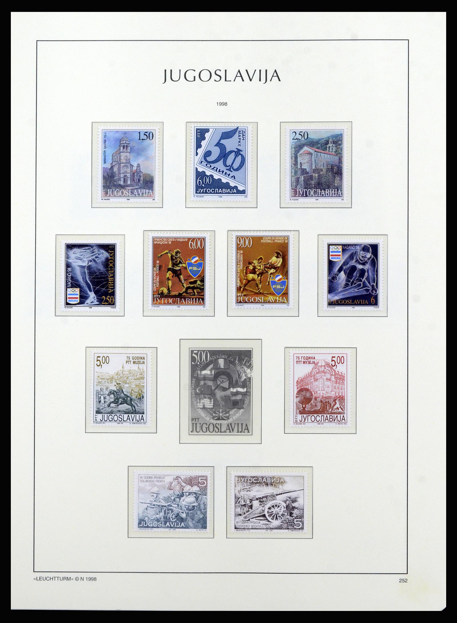 37091 236 - Postzegelverzameling 37091 Joegoslavië 1945-2001.