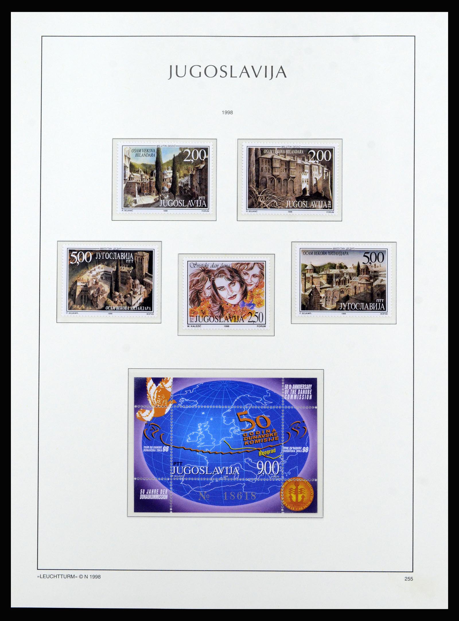 37091 239 - Postzegelverzameling 37091 Joegoslavië 1945-2001.