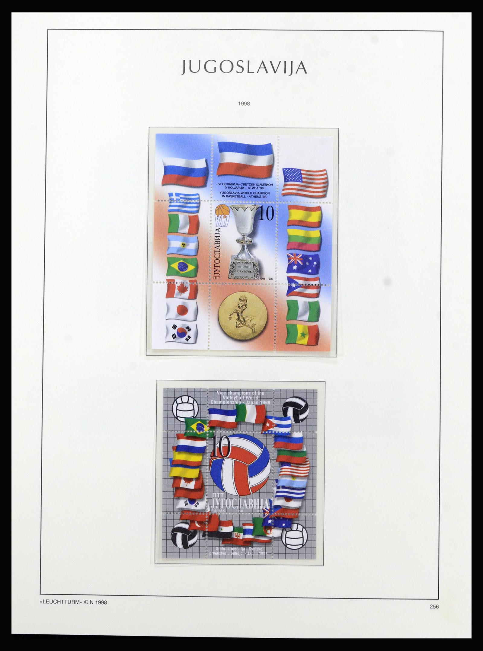 37091 240 - Postzegelverzameling 37091 Joegoslavië 1945-2001.