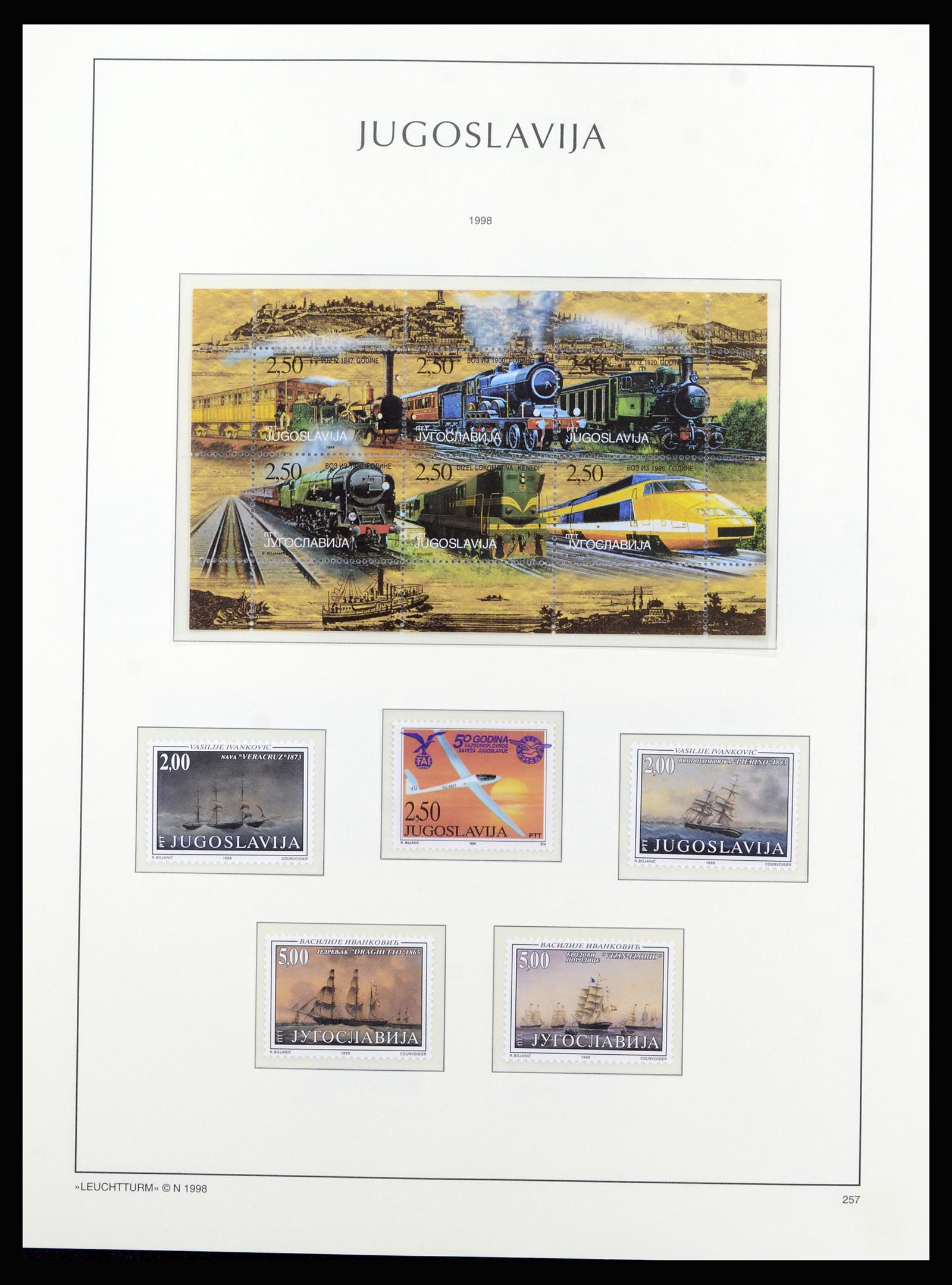 37091 241 - Postzegelverzameling 37091 Joegoslavië 1945-2001.