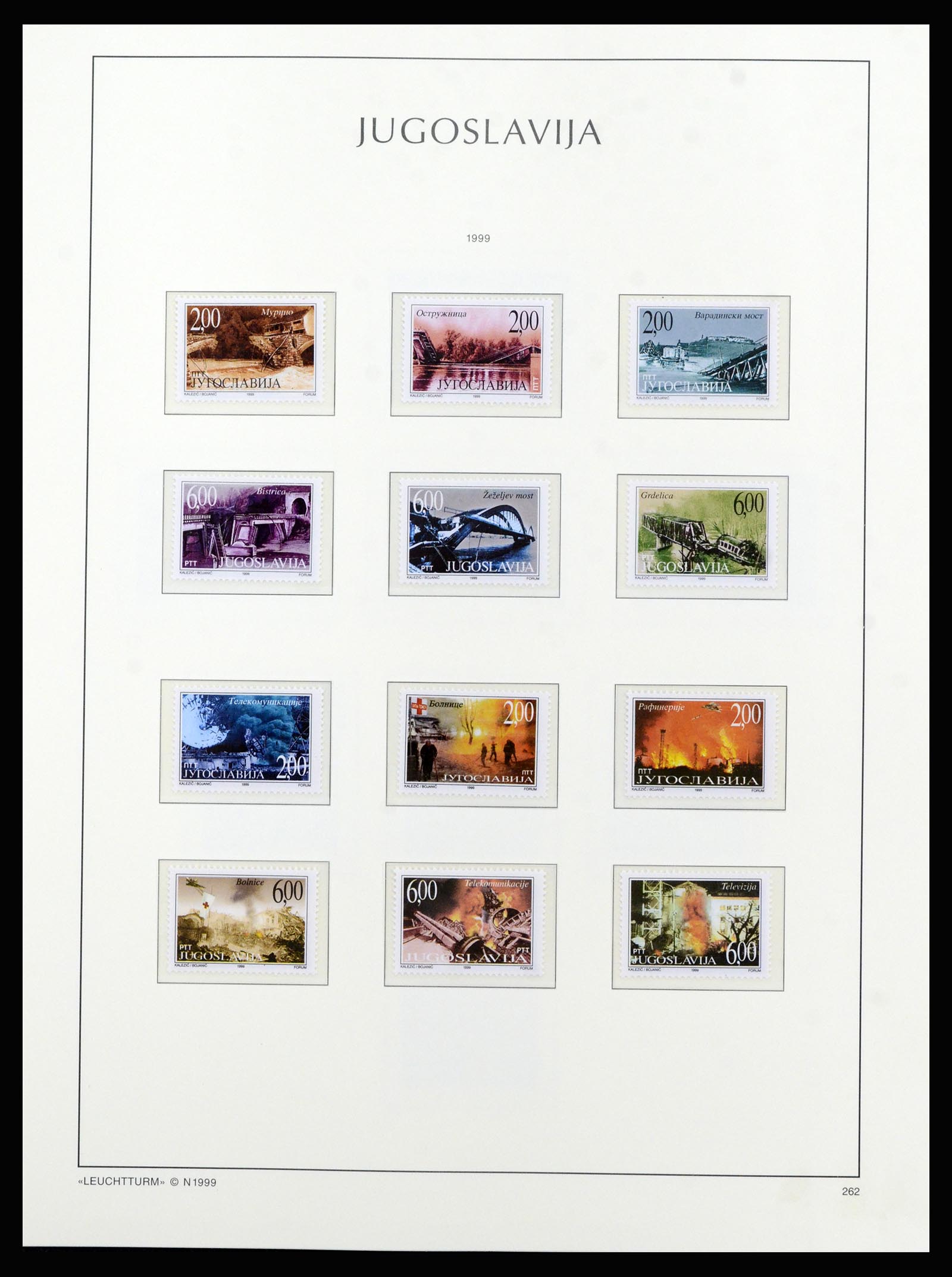 37091 246 - Postzegelverzameling 37091 Joegoslavië 1945-2001.