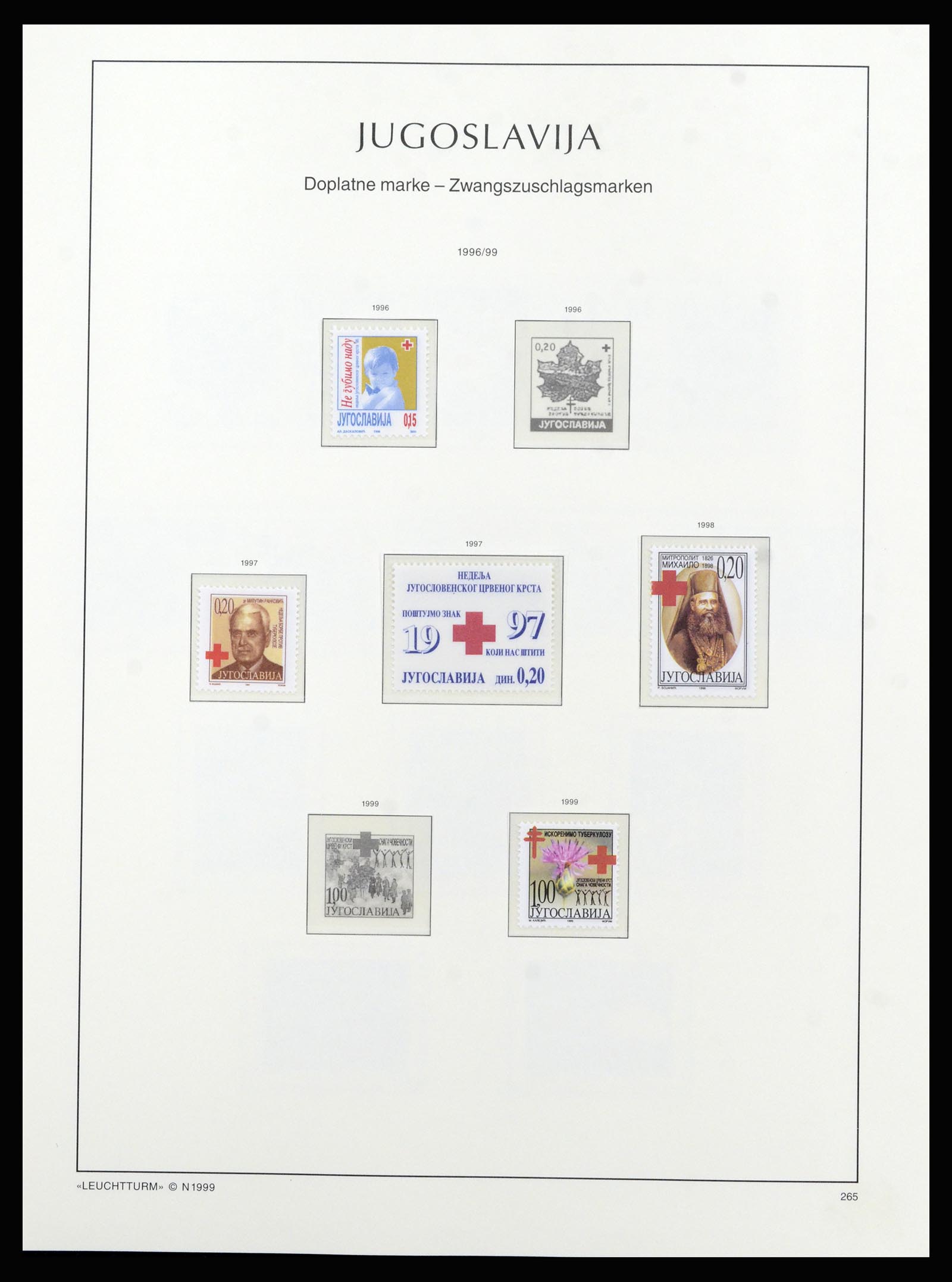 37091 249 - Postzegelverzameling 37091 Joegoslavië 1945-2001.