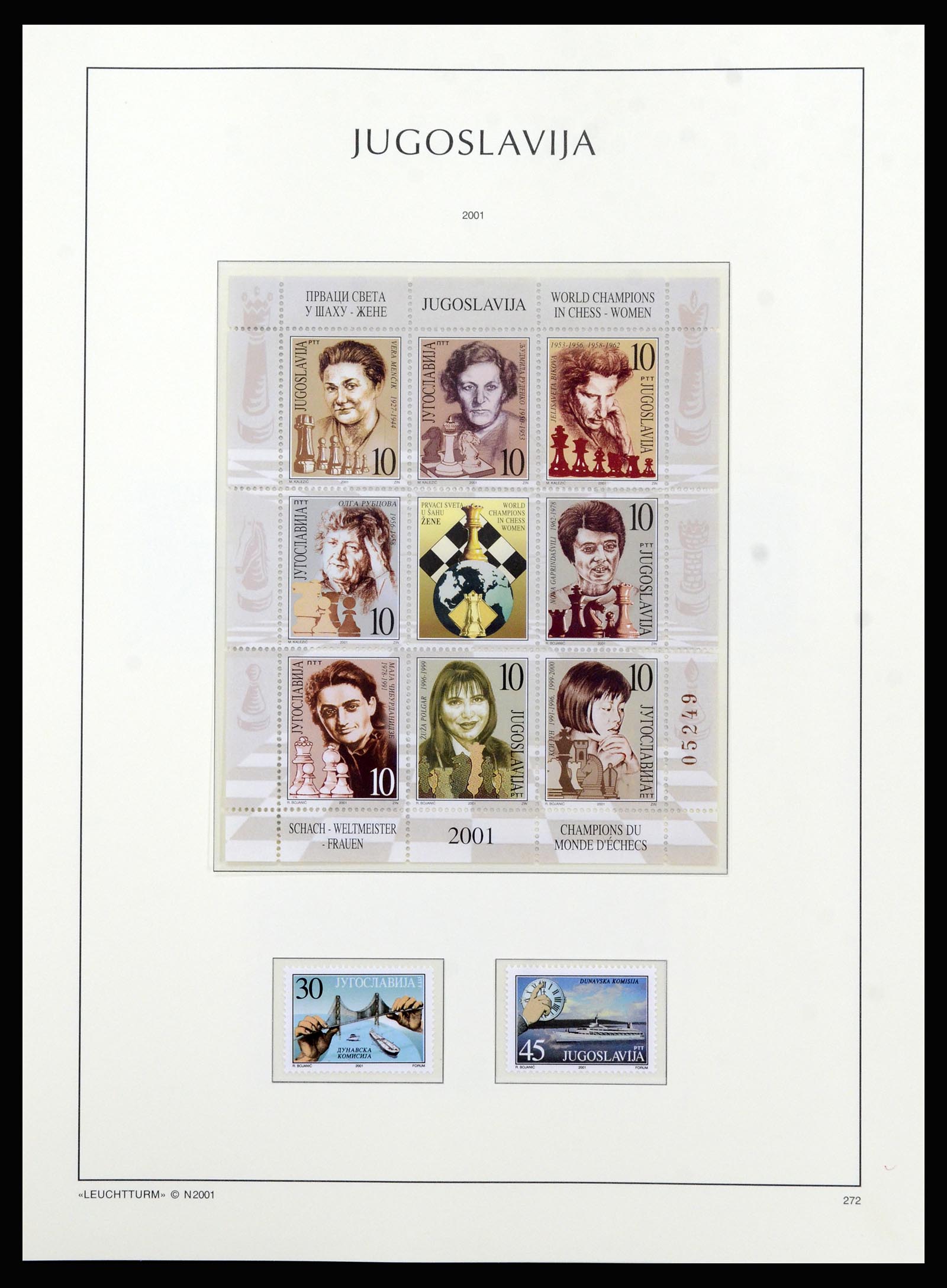 37091 256 - Postzegelverzameling 37091 Joegoslavië 1945-2001.