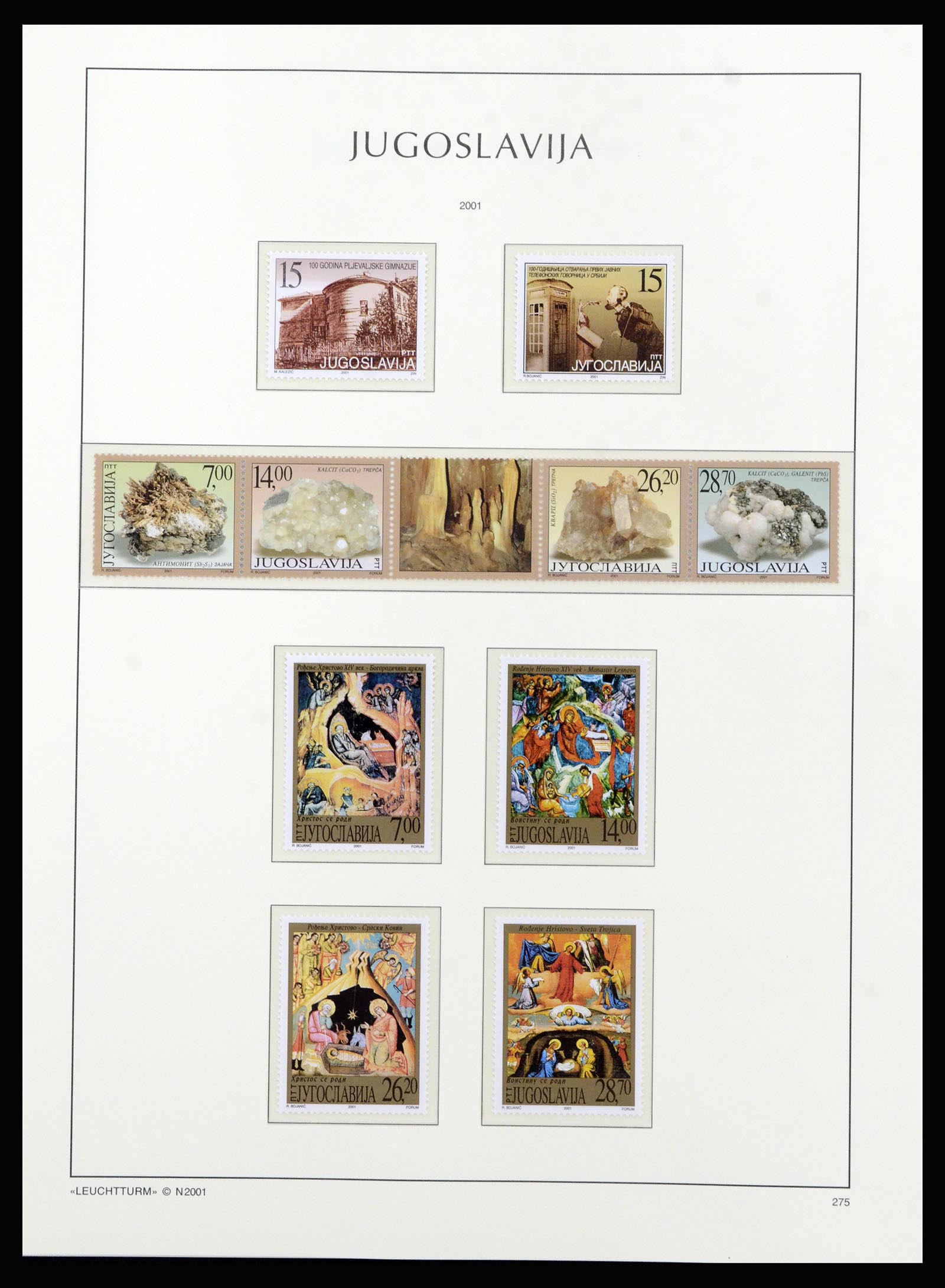 37091 259 - Postzegelverzameling 37091 Joegoslavië 1945-2001.