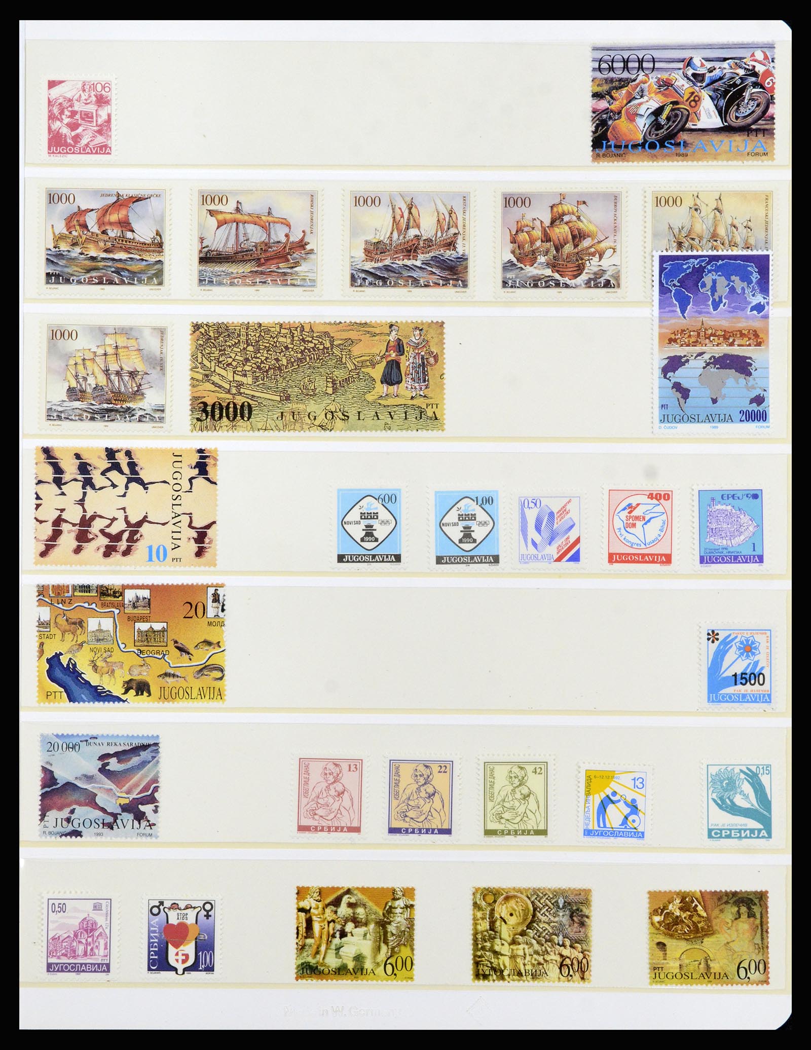 37091 260 - Postzegelverzameling 37091 Joegoslavië 1945-2001.