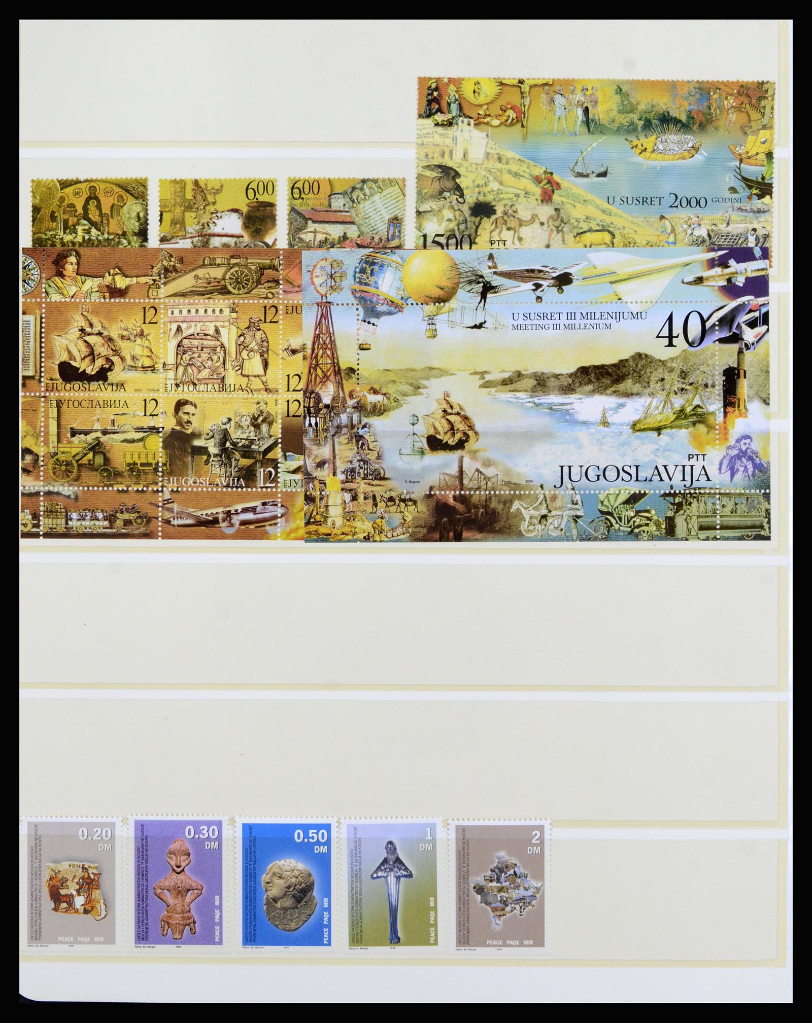 37091 261 - Postzegelverzameling 37091 Joegoslavië 1945-2001.