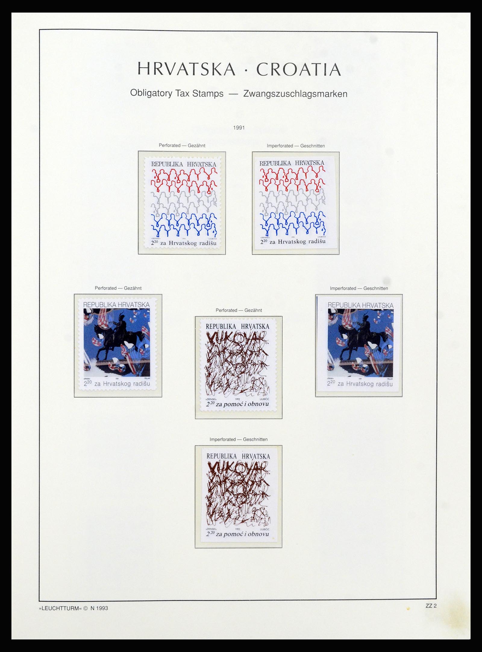 37091 266 - Postzegelverzameling 37091 Joegoslavië 1945-2001.