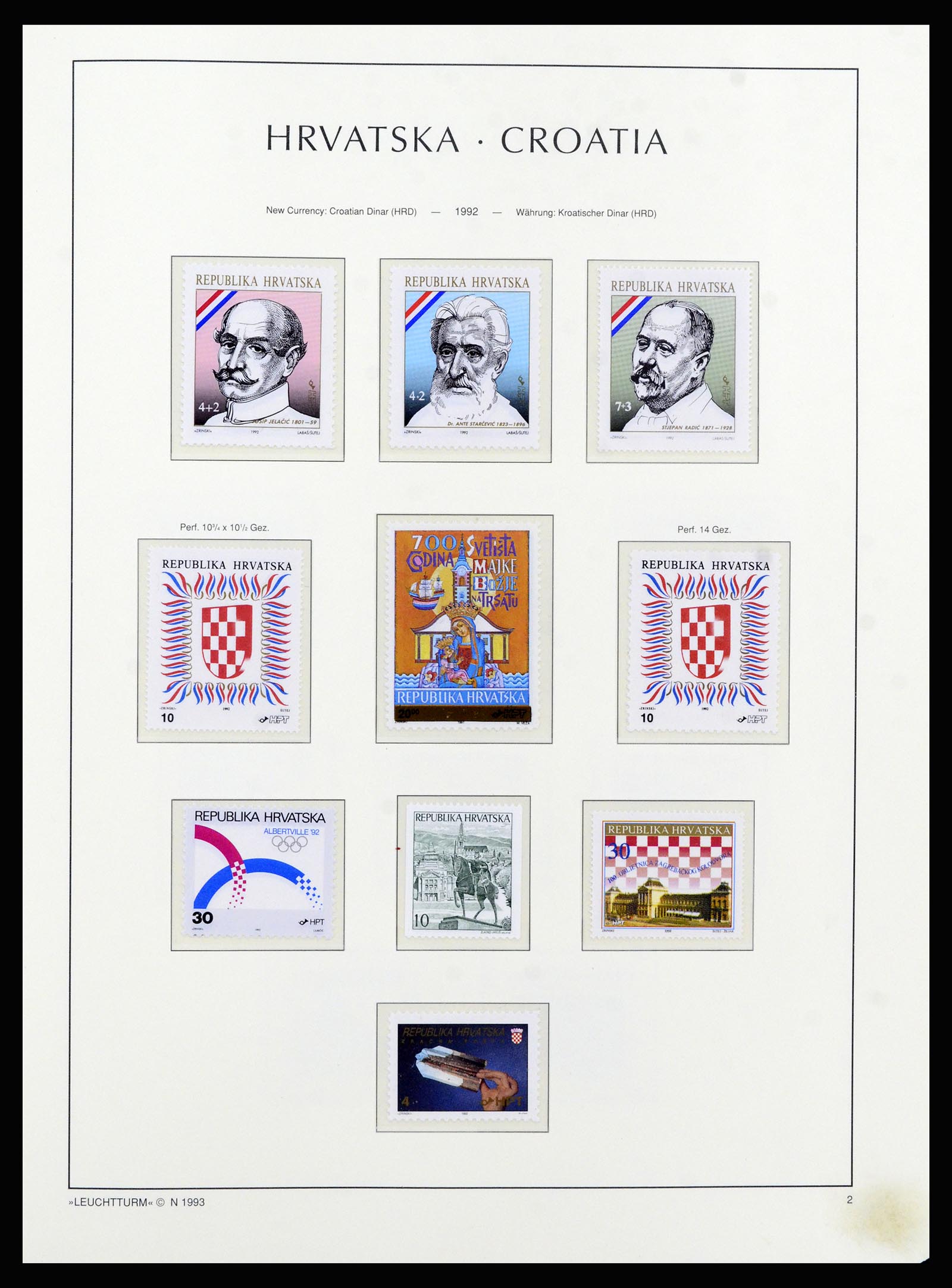 37091 268 - Postzegelverzameling 37091 Joegoslavië 1945-2001.