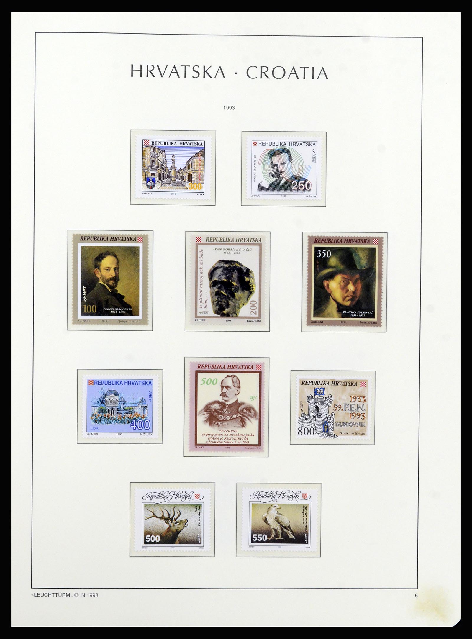 37091 272 - Postzegelverzameling 37091 Joegoslavië 1945-2001.