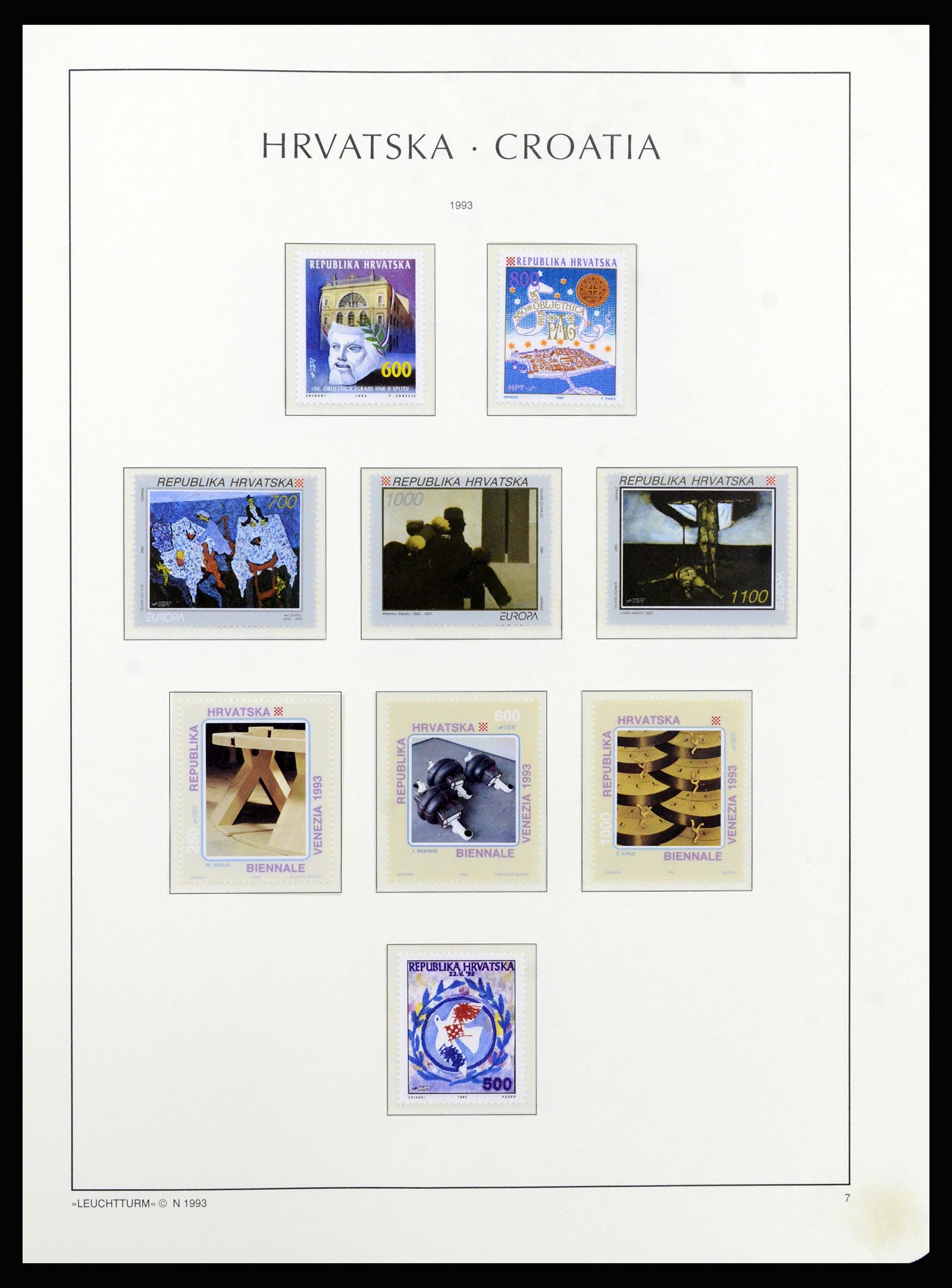 37091 273 - Postzegelverzameling 37091 Joegoslavië 1945-2001.