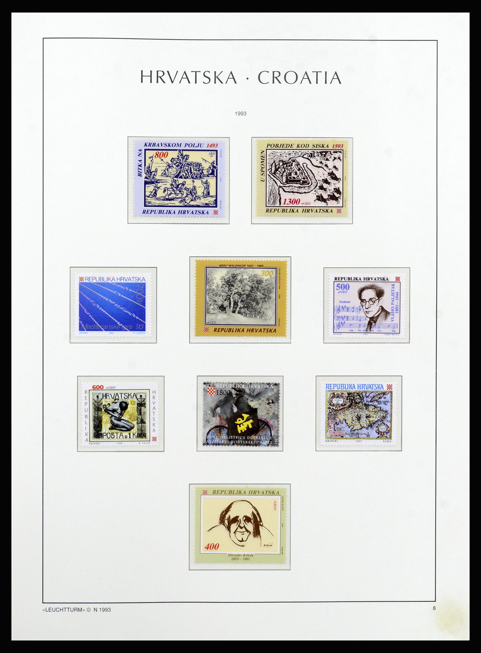37091 274 - Postzegelverzameling 37091 Joegoslavië 1945-2001.
