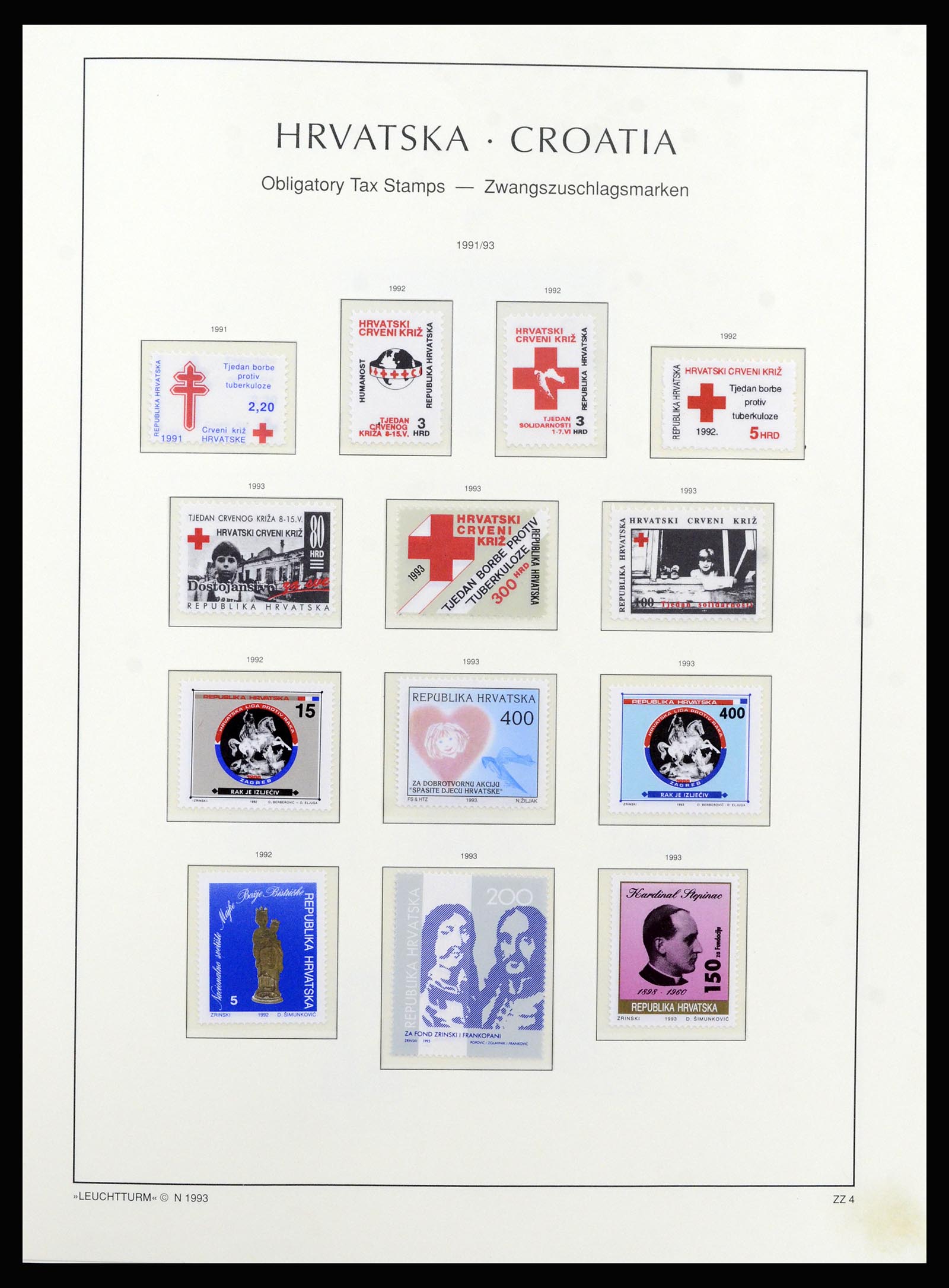 37091 276 - Postzegelverzameling 37091 Joegoslavië 1945-2001.