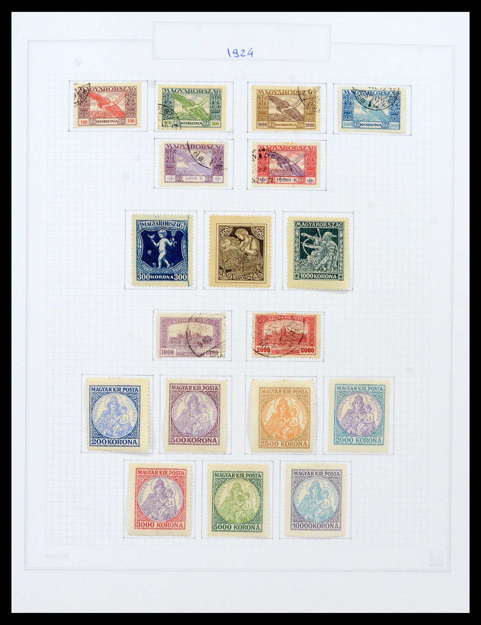 37092 054 - Postzegelverzameling 37092 Hongarije 1871-2018.
