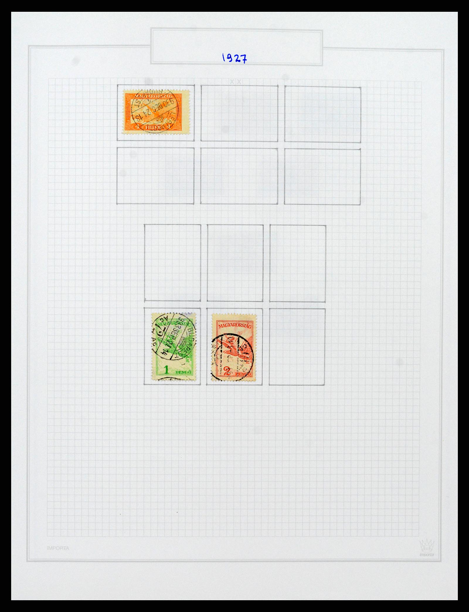 37092 061 - Postzegelverzameling 37092 Hongarije 1871-2018.