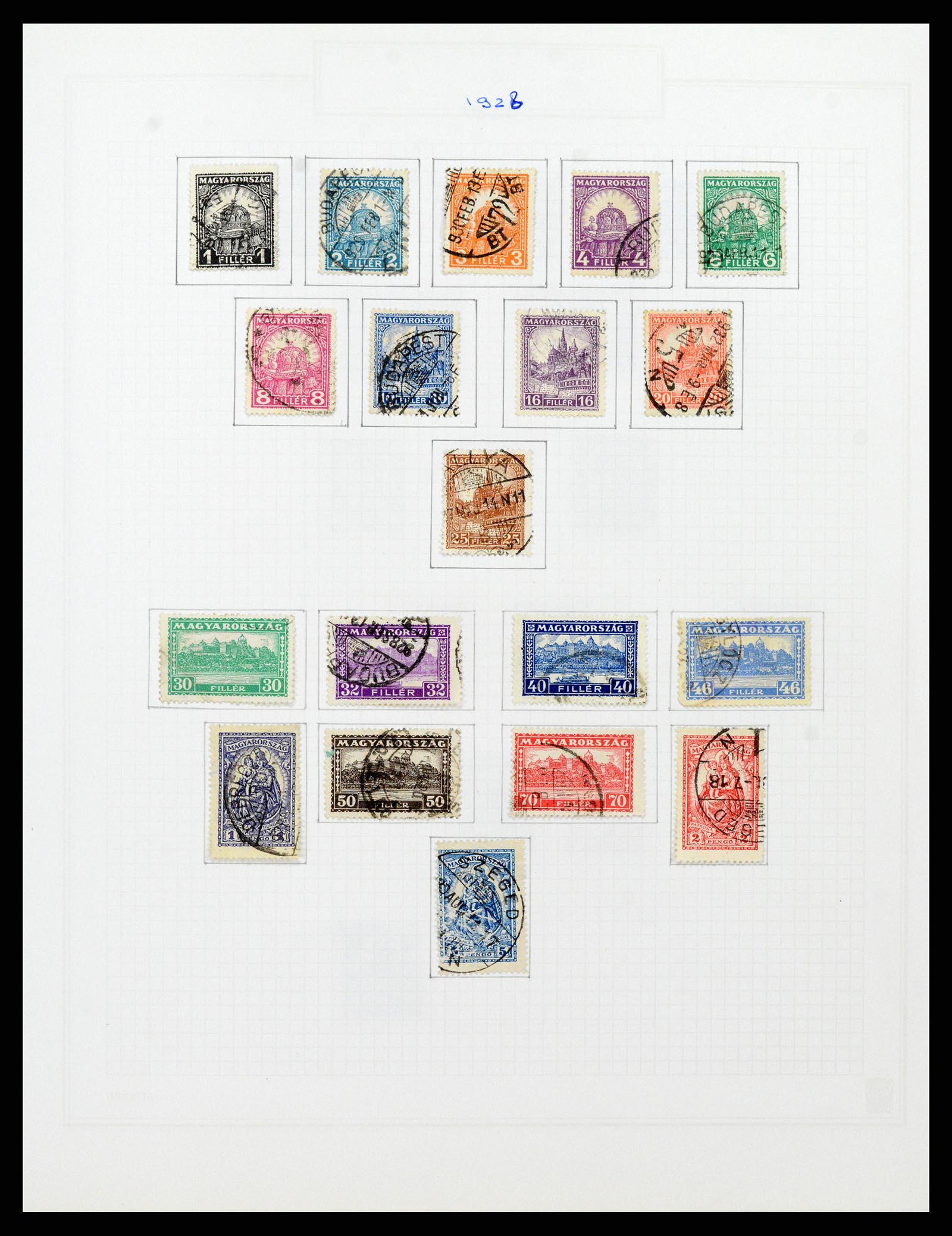 37092 064 - Postzegelverzameling 37092 Hongarije 1871-2018.