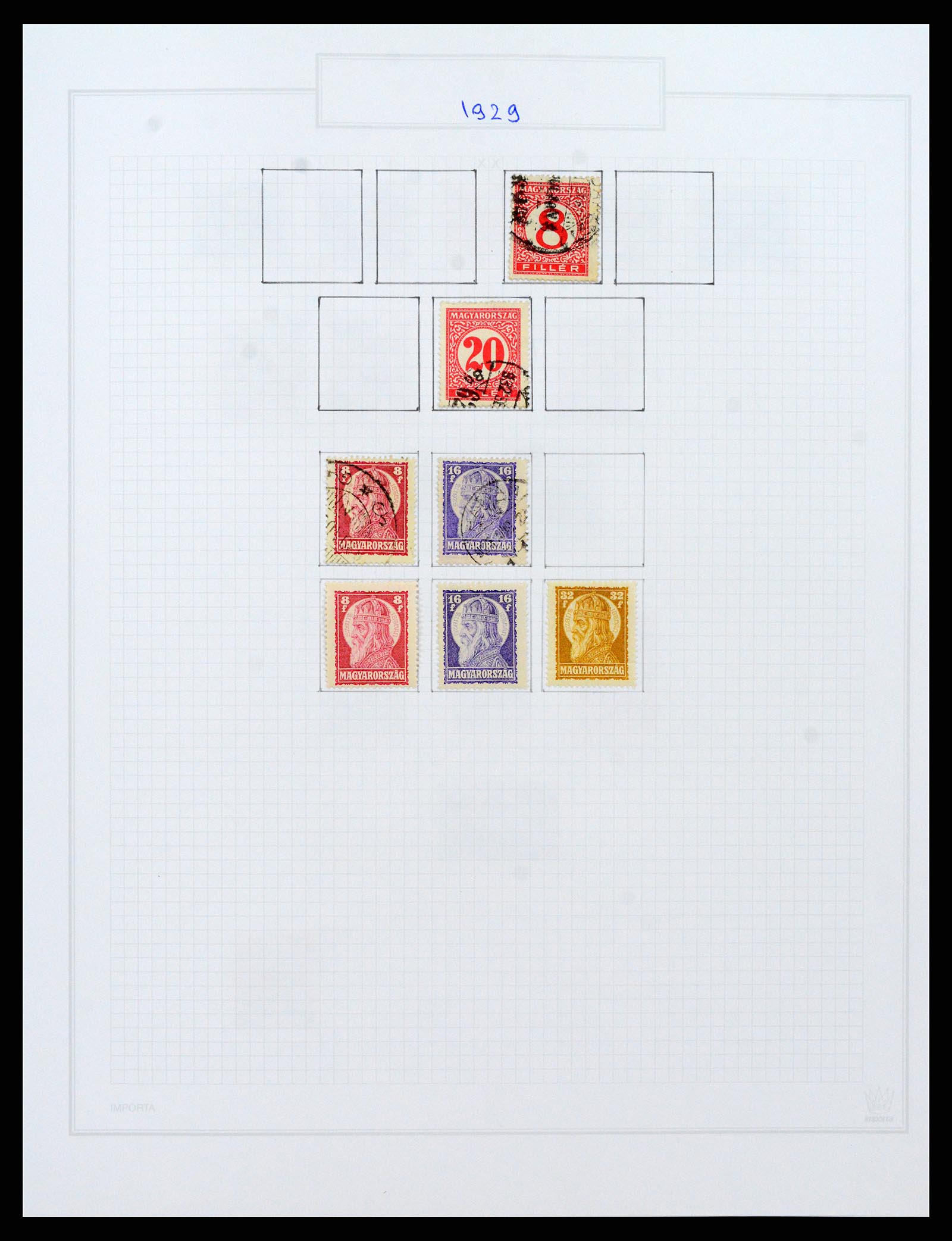 37092 066 - Postzegelverzameling 37092 Hongarije 1871-2018.