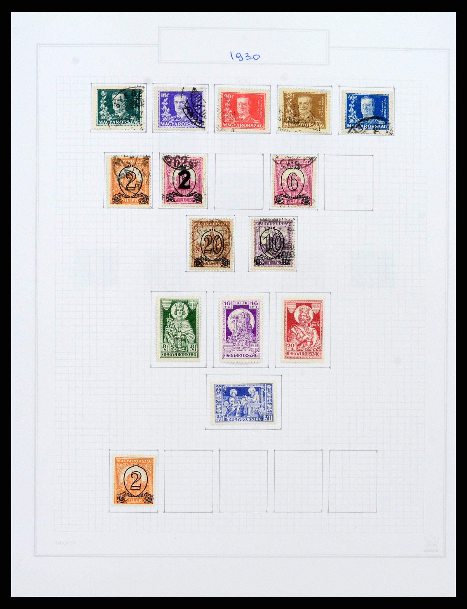 37092 067 - Postzegelverzameling 37092 Hongarije 1871-2018.