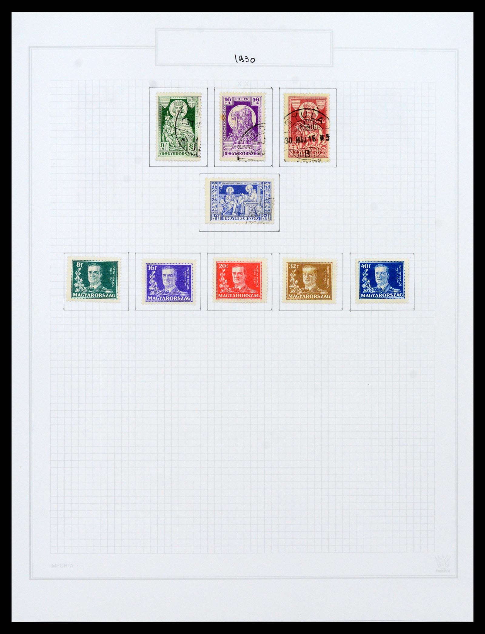 37092 068 - Postzegelverzameling 37092 Hongarije 1871-2018.