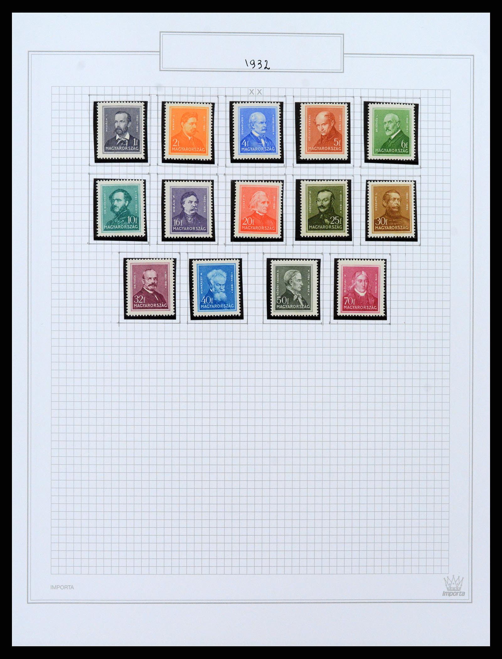 37092 071 - Postzegelverzameling 37092 Hongarije 1871-2018.