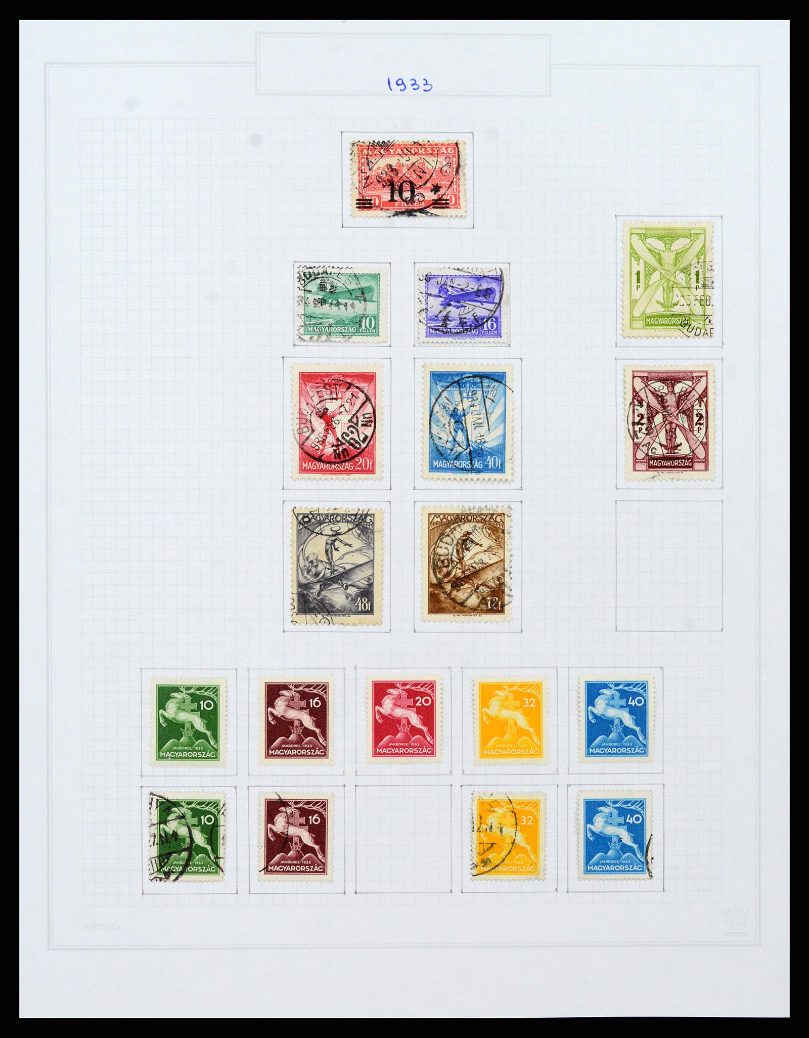 37092 073 - Postzegelverzameling 37092 Hongarije 1871-2018.