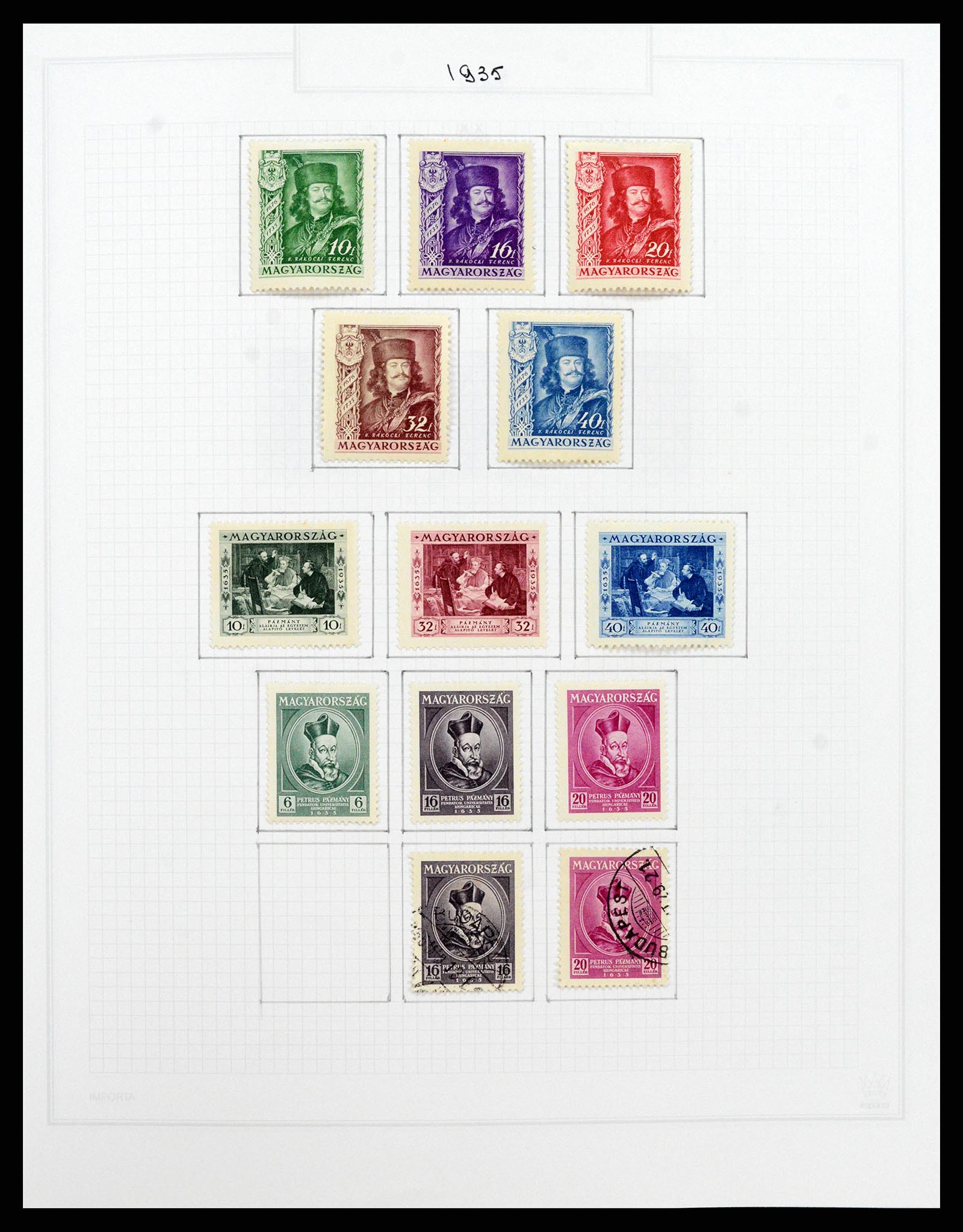 37092 075 - Postzegelverzameling 37092 Hongarije 1871-2018.