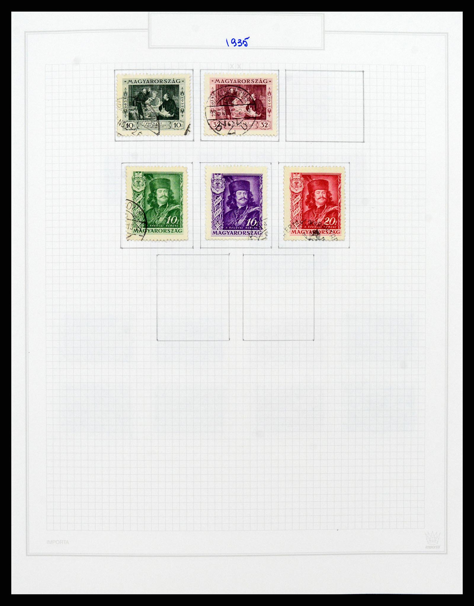 37092 076 - Postzegelverzameling 37092 Hongarije 1871-2018.
