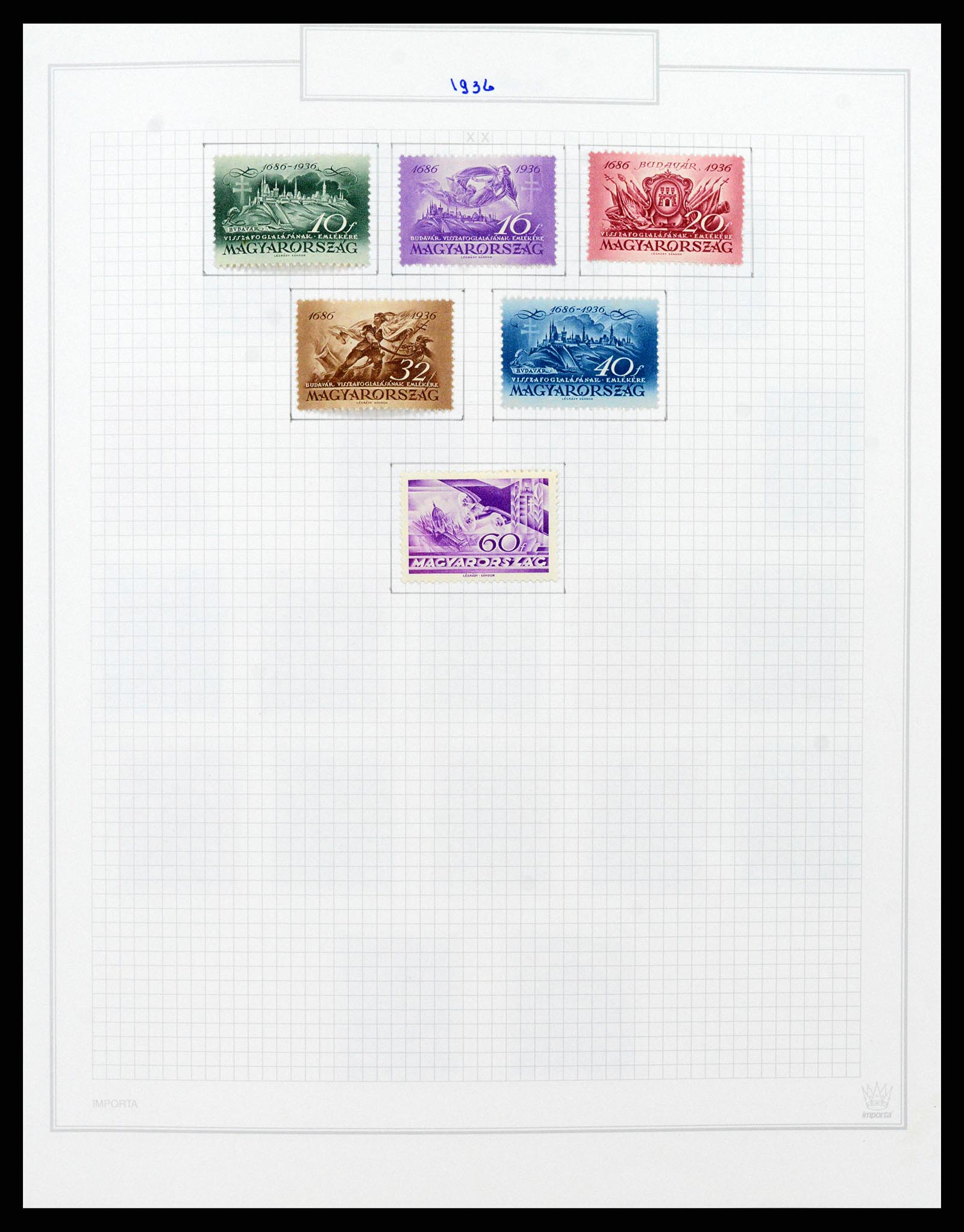 37092 078 - Postzegelverzameling 37092 Hongarije 1871-2018.