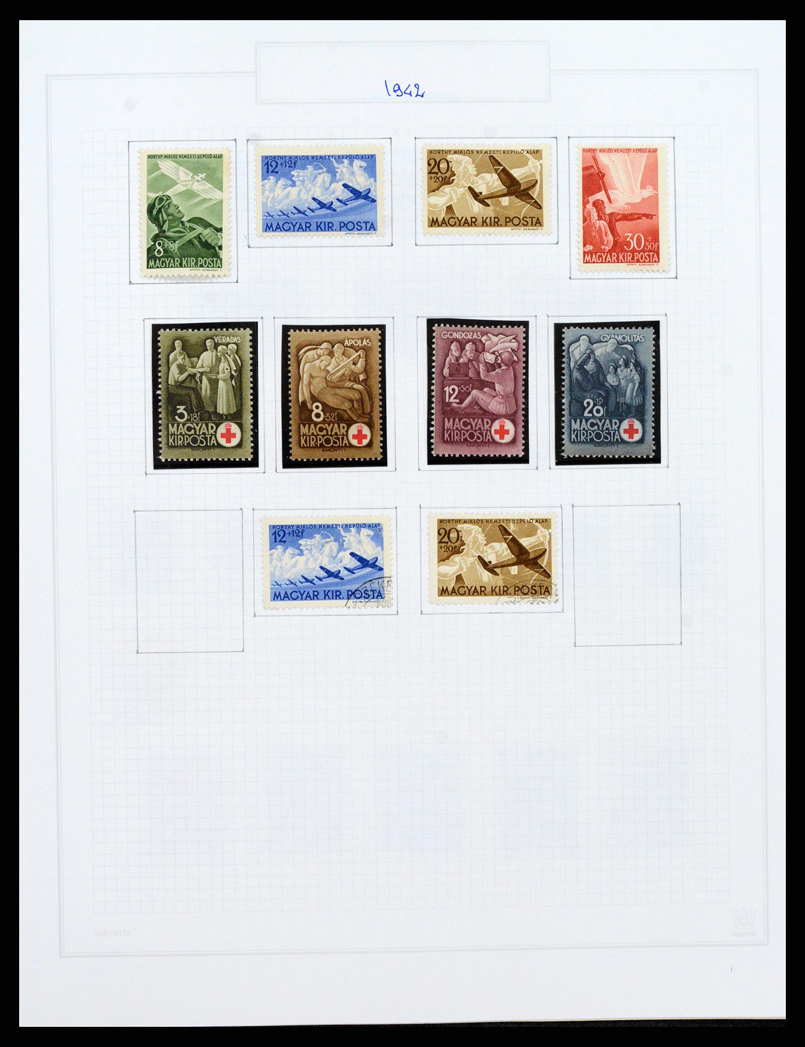 37092 105 - Postzegelverzameling 37092 Hongarije 1871-2018.
