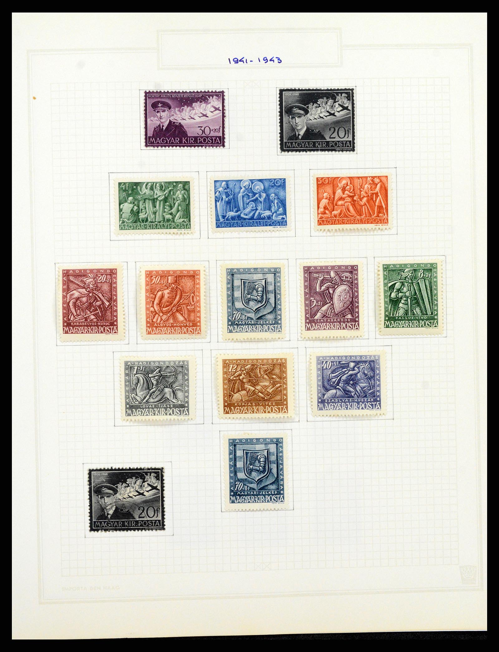 37092 107 - Postzegelverzameling 37092 Hongarije 1871-2018.