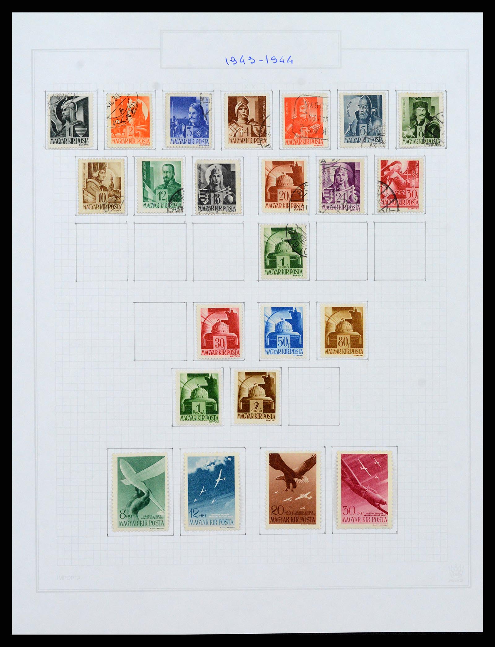 37092 109 - Postzegelverzameling 37092 Hongarije 1871-2018.