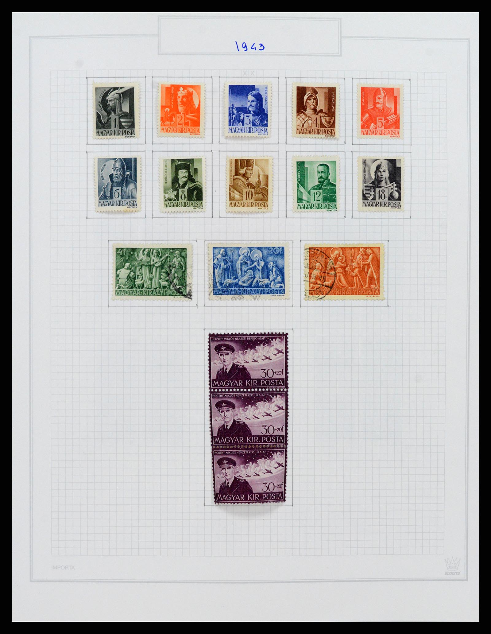 37092 110 - Postzegelverzameling 37092 Hongarije 1871-2018.