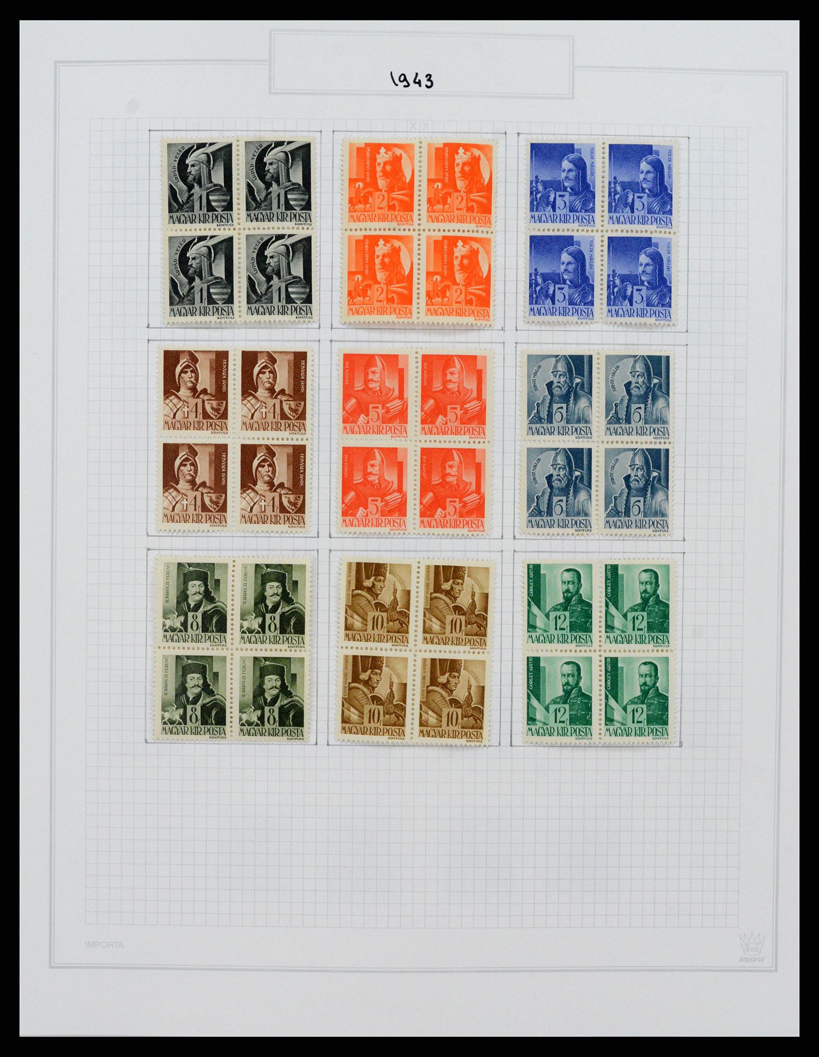 37092 111 - Postzegelverzameling 37092 Hongarije 1871-2018.