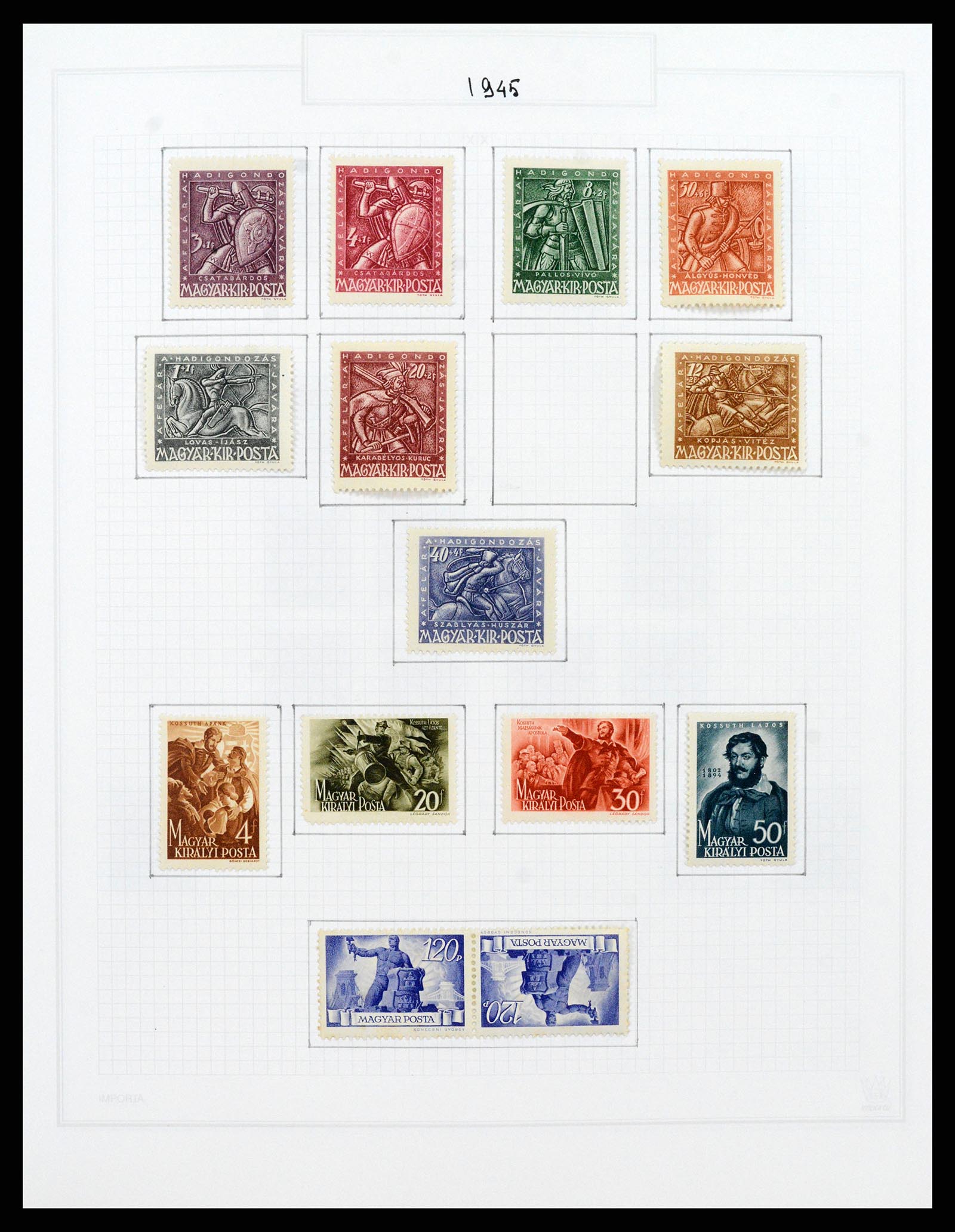 37092 115 - Postzegelverzameling 37092 Hongarije 1871-2018.