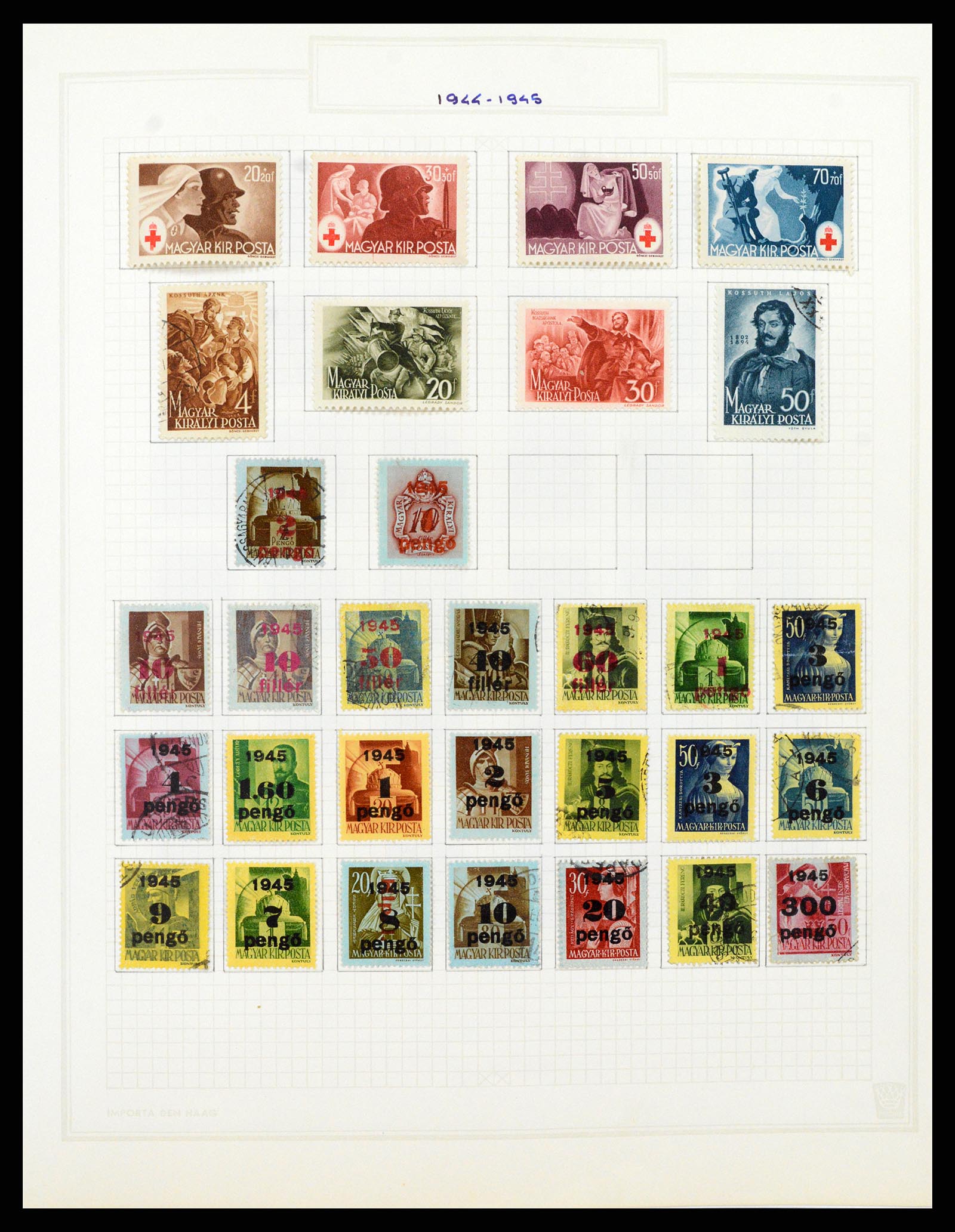 37092 117 - Postzegelverzameling 37092 Hongarije 1871-2018.
