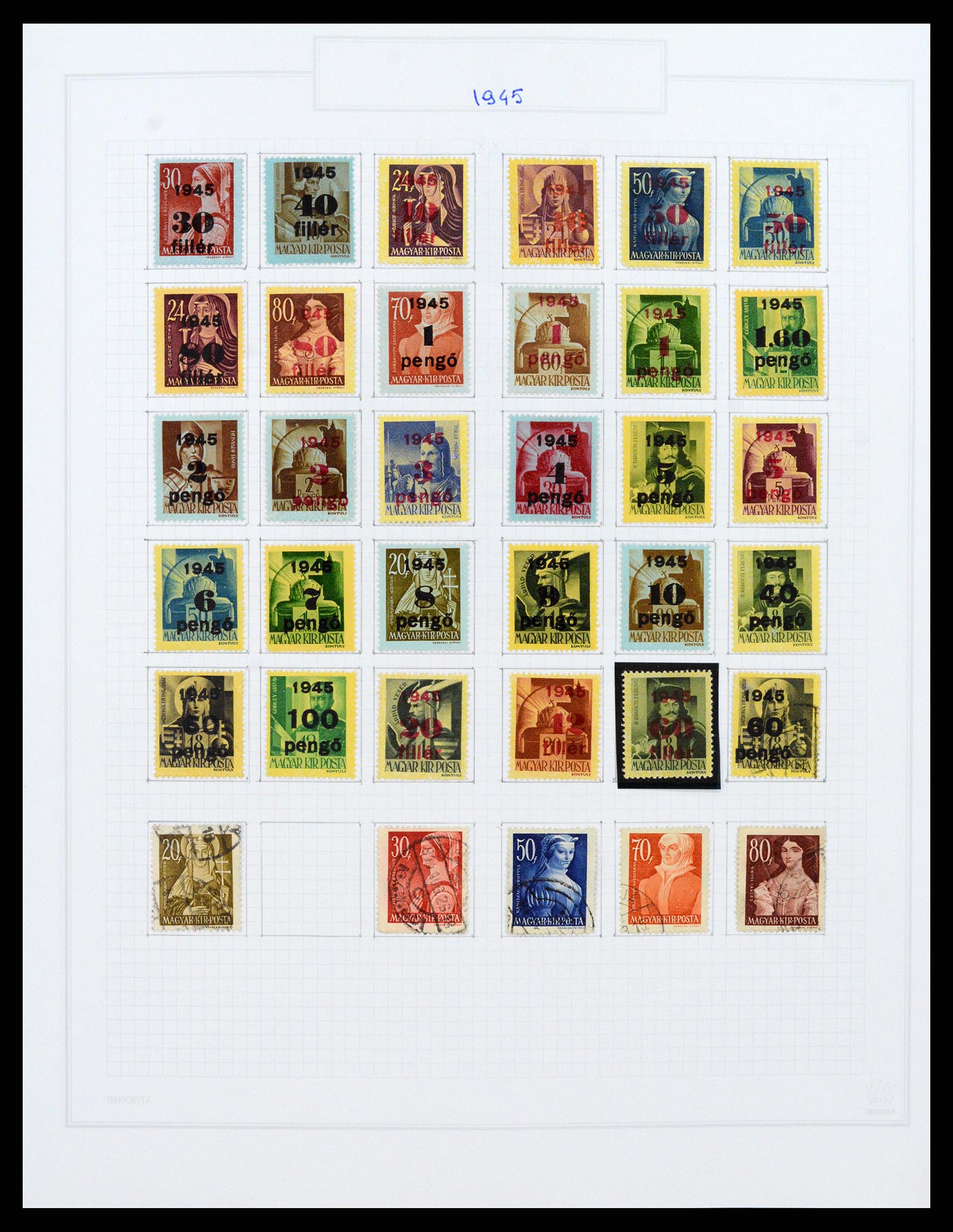 37092 118 - Postzegelverzameling 37092 Hongarije 1871-2018.