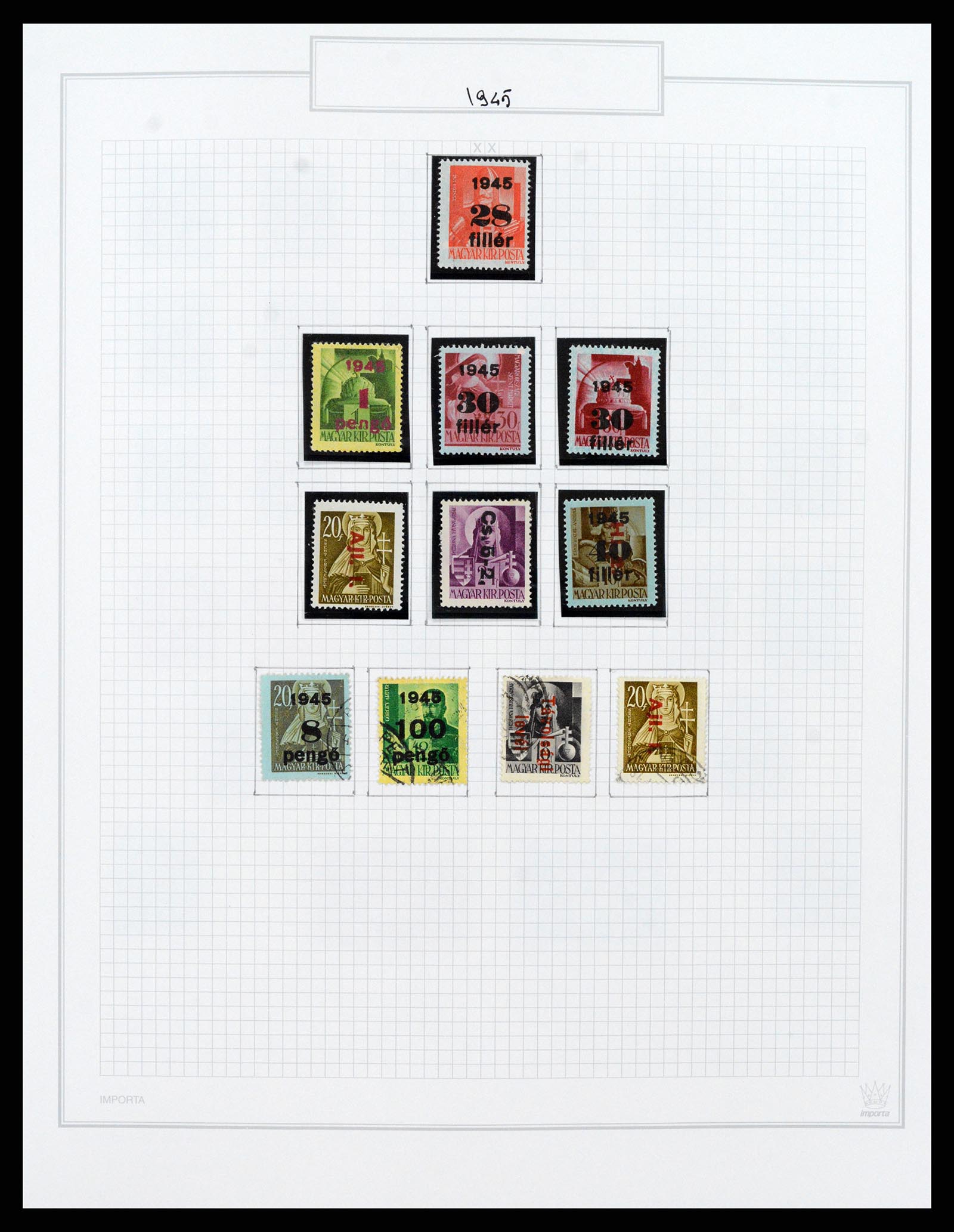 37092 119 - Postzegelverzameling 37092 Hongarije 1871-2018.