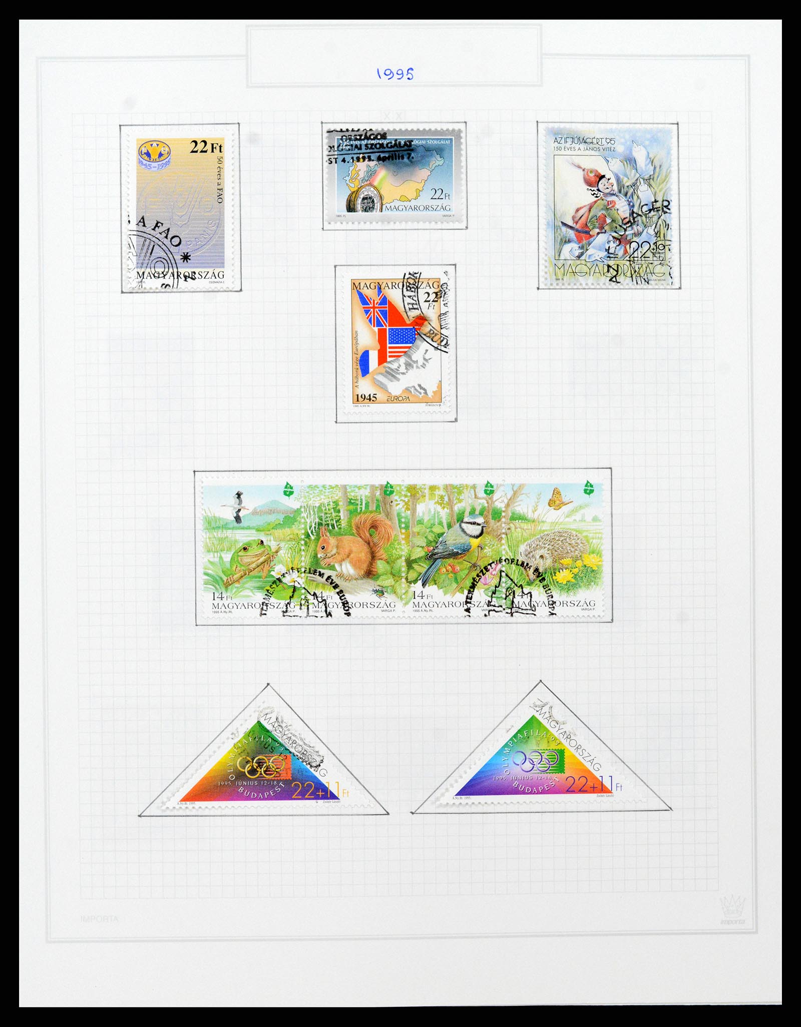 37092 864 - Postzegelverzameling 37092 Hongarije 1871-2018.