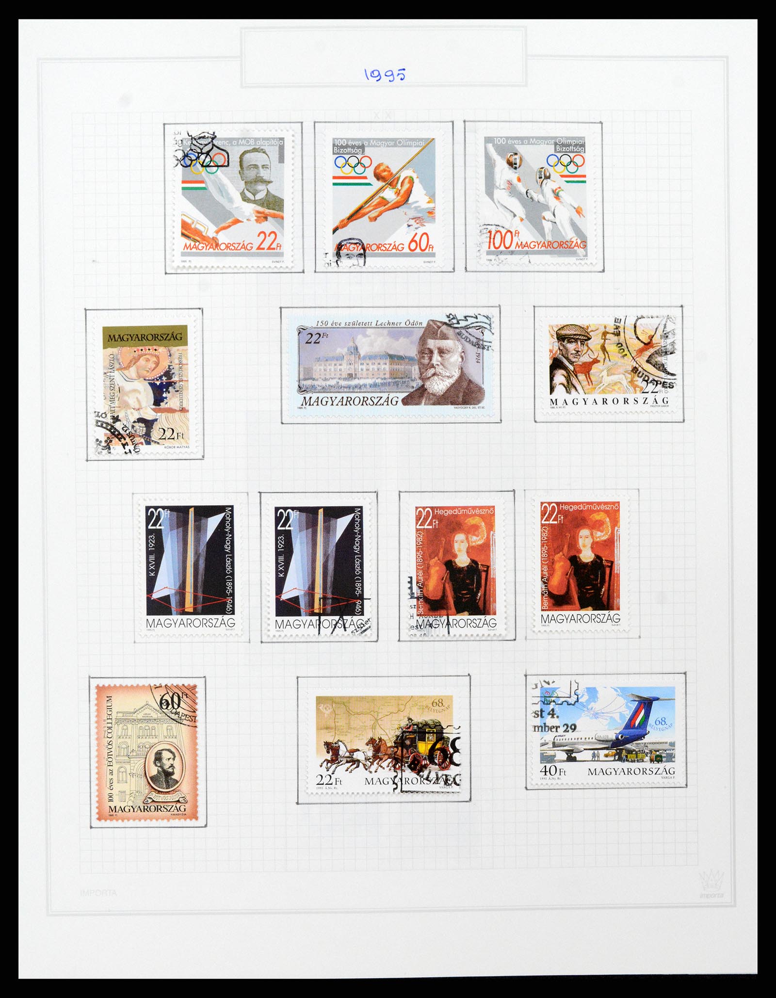 37092 865 - Postzegelverzameling 37092 Hongarije 1871-2018.