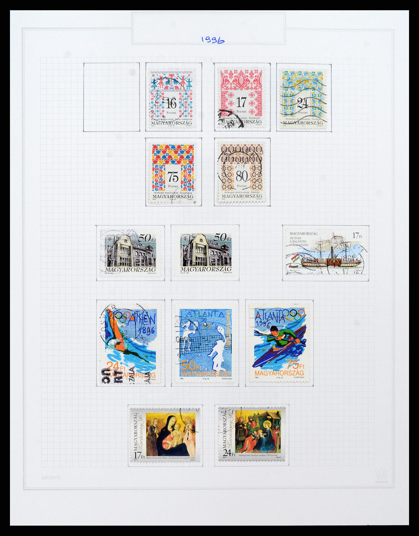 37092 871 - Postzegelverzameling 37092 Hongarije 1871-2018.