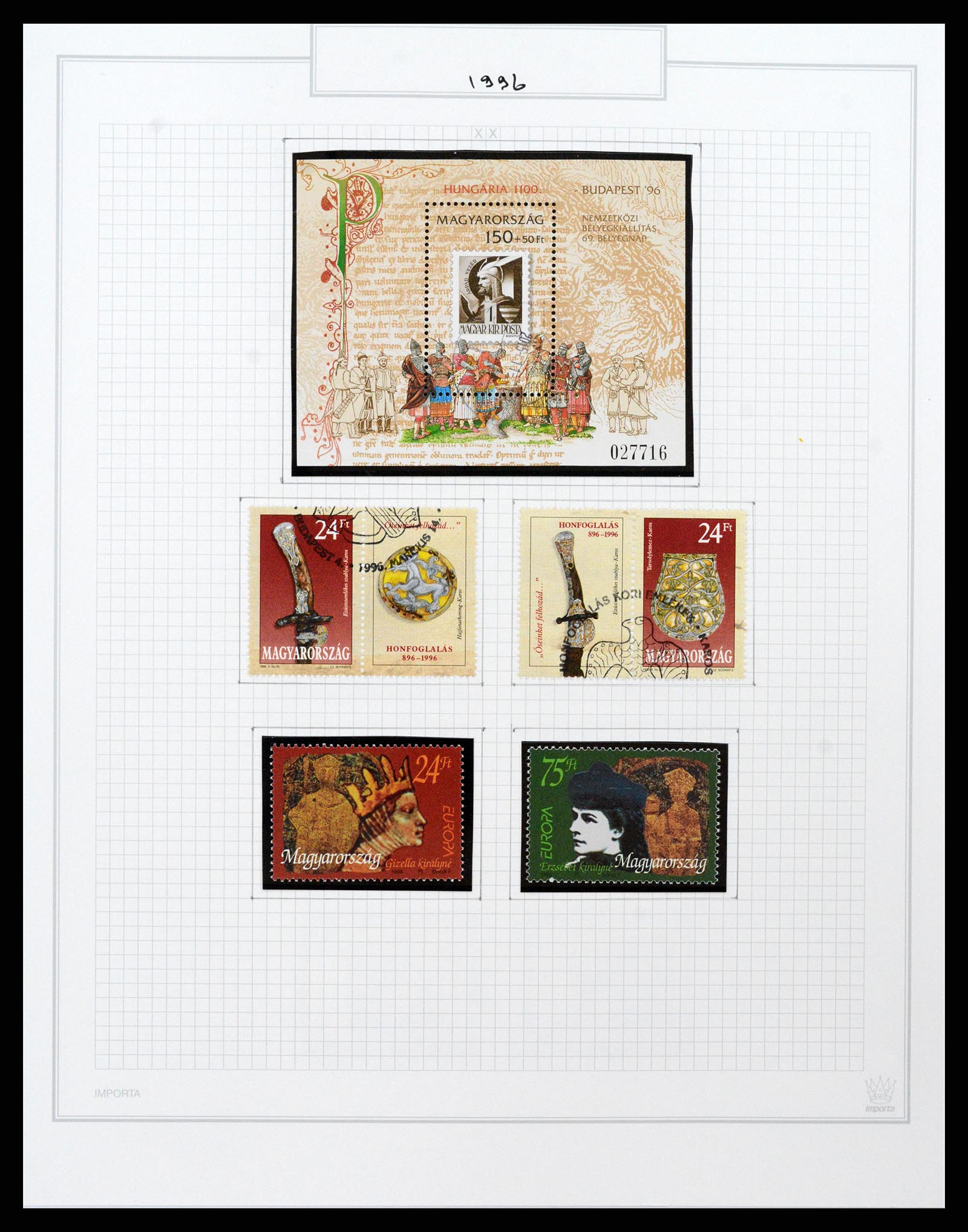 37092 874 - Postzegelverzameling 37092 Hongarije 1871-2018.