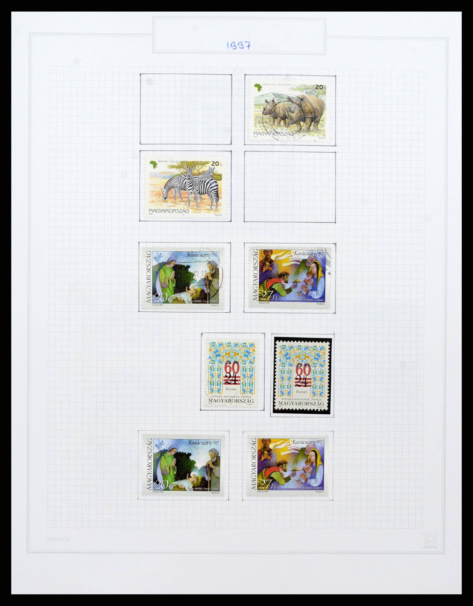 37092 877 - Postzegelverzameling 37092 Hongarije 1871-2018.