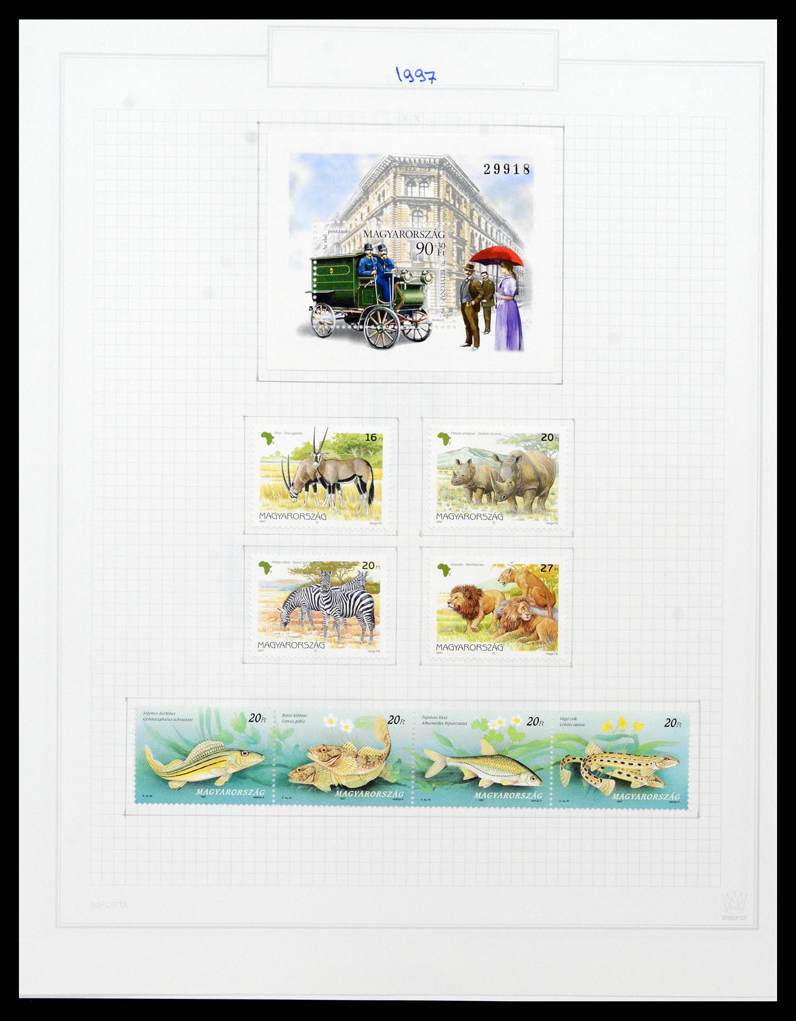 37092 880 - Postzegelverzameling 37092 Hongarije 1871-2018.