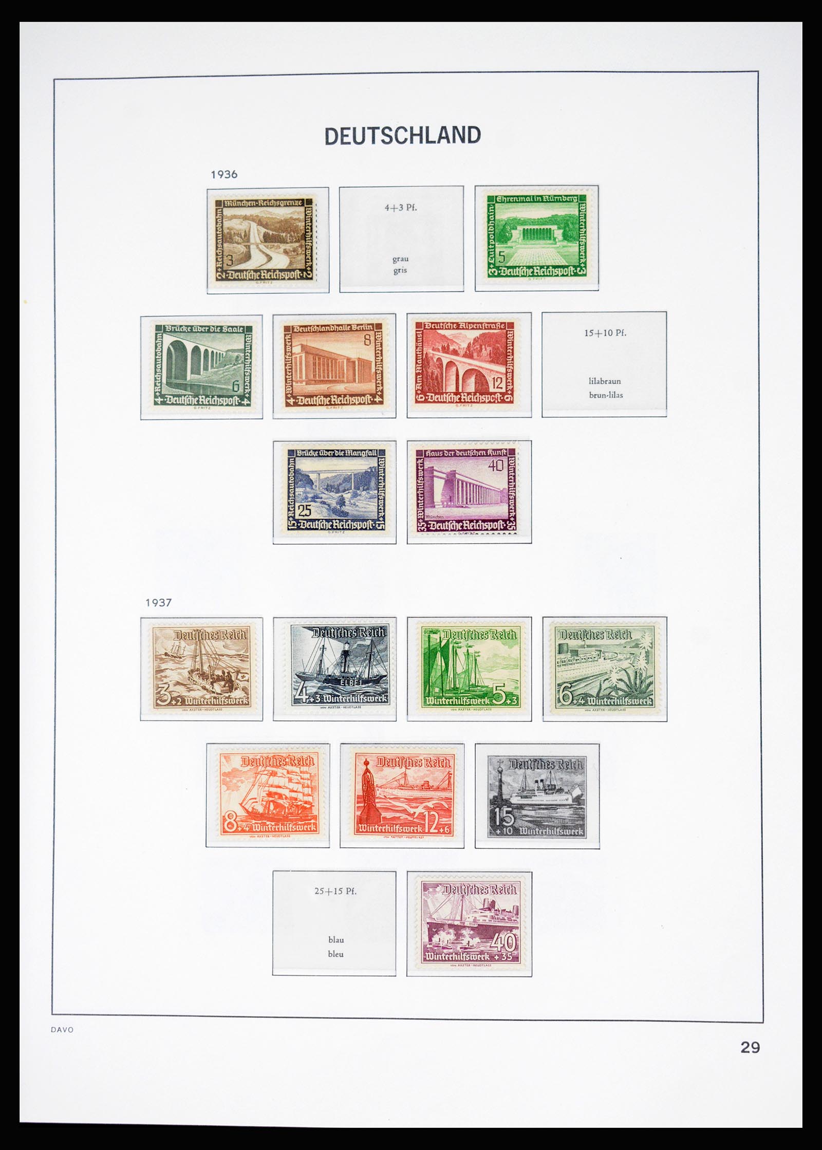 37099 026 - Postzegelverzameling 37099 Duitse Rijk 1880-1945.