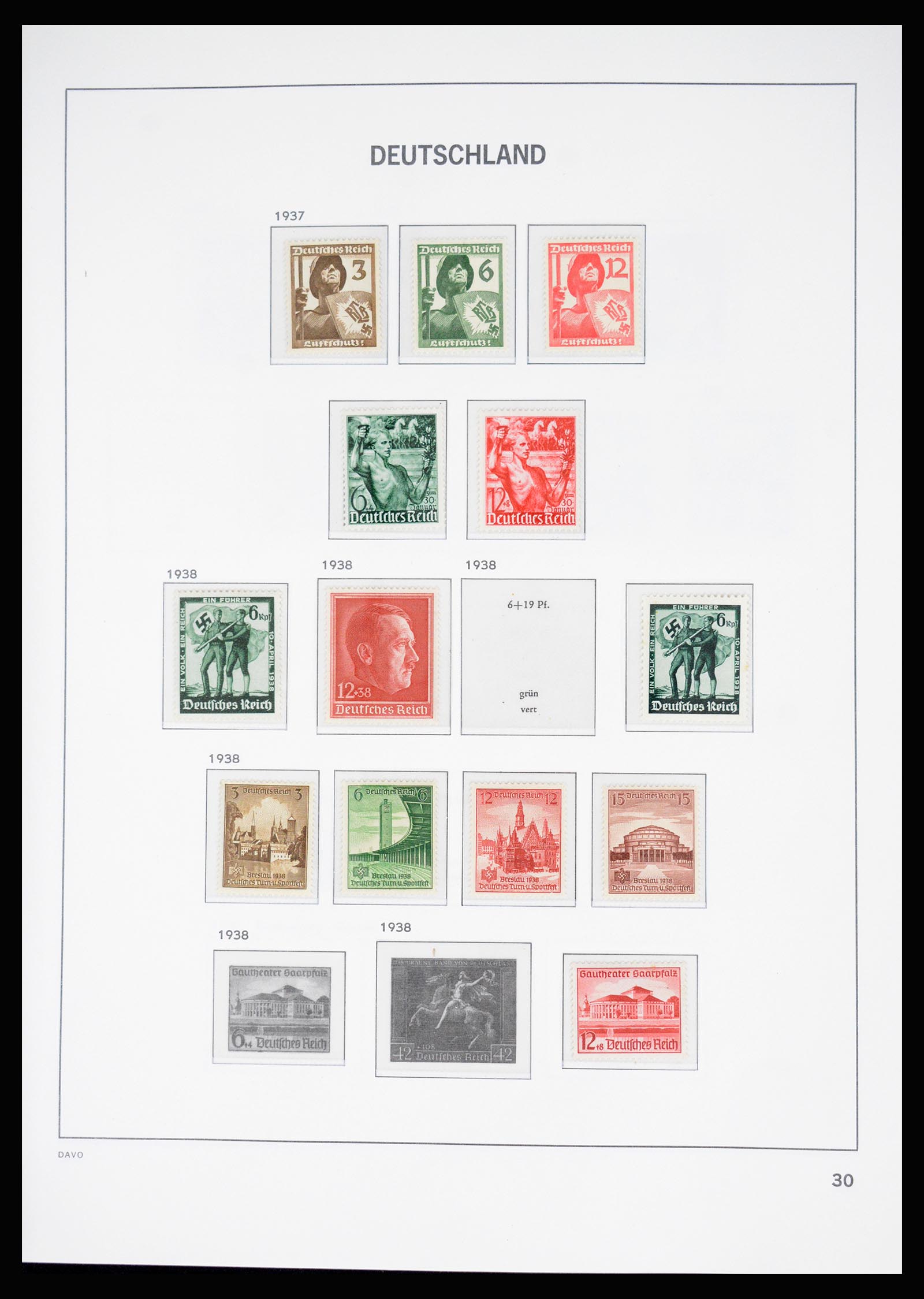 37099 027 - Postzegelverzameling 37099 Duitse Rijk 1880-1945.